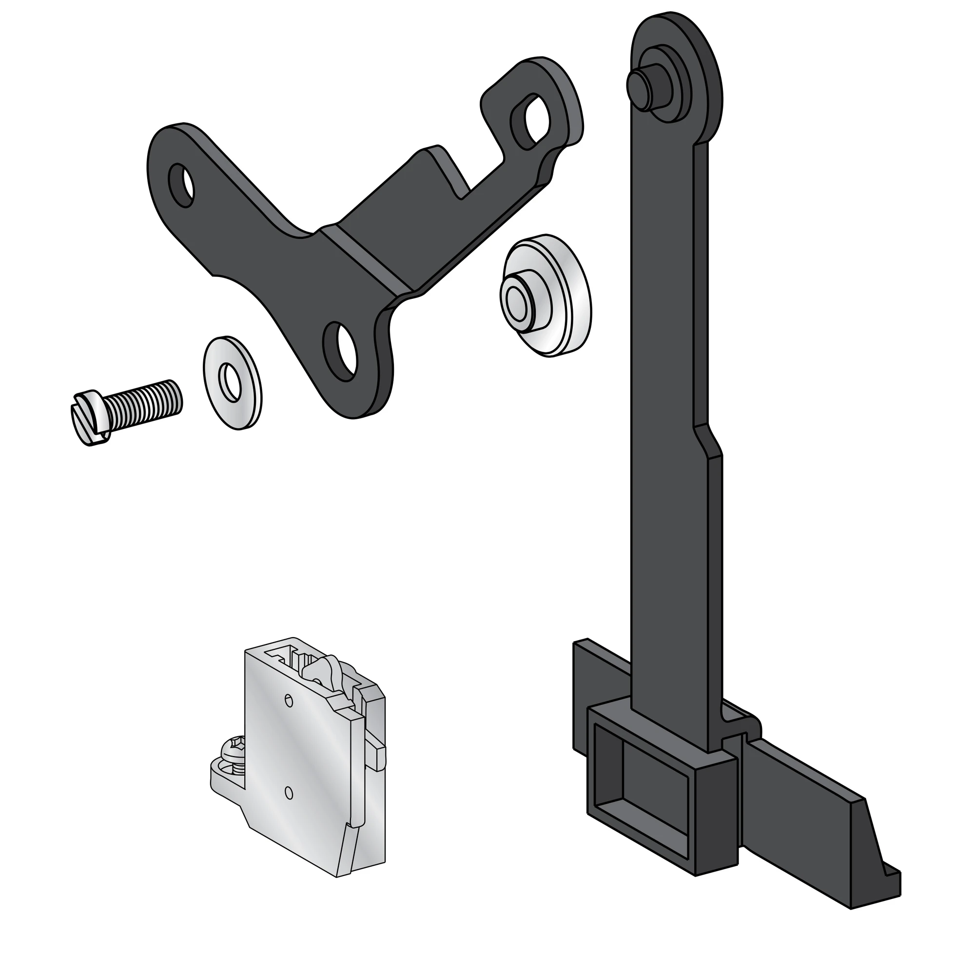 Schneider Electric LV848585 Crank locking of the operational position via push button MasterPact MTZ2/3 (img_001)