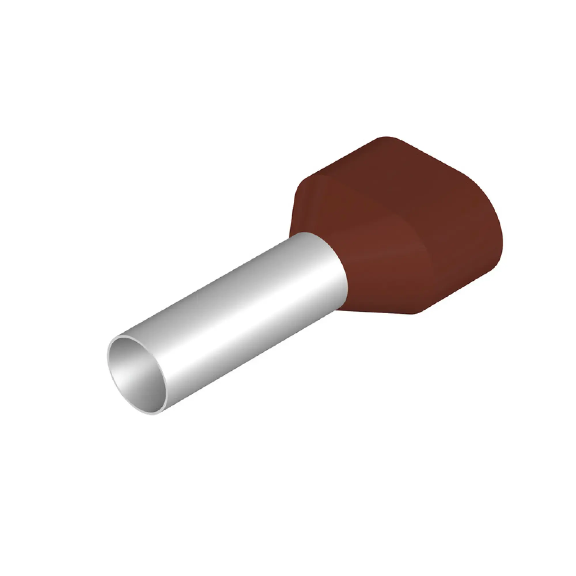 Weidmüller 9037720000 Wire end ferrule, Twin wire-end ferrule, 10 mm², Stripping length: 23 mm, brown (img_001) Weidmüller 9037720000 Wire end ferrule, Twin wire-end ferrule, 10 mm², Stripping length: 23 mm, brown (img_001)