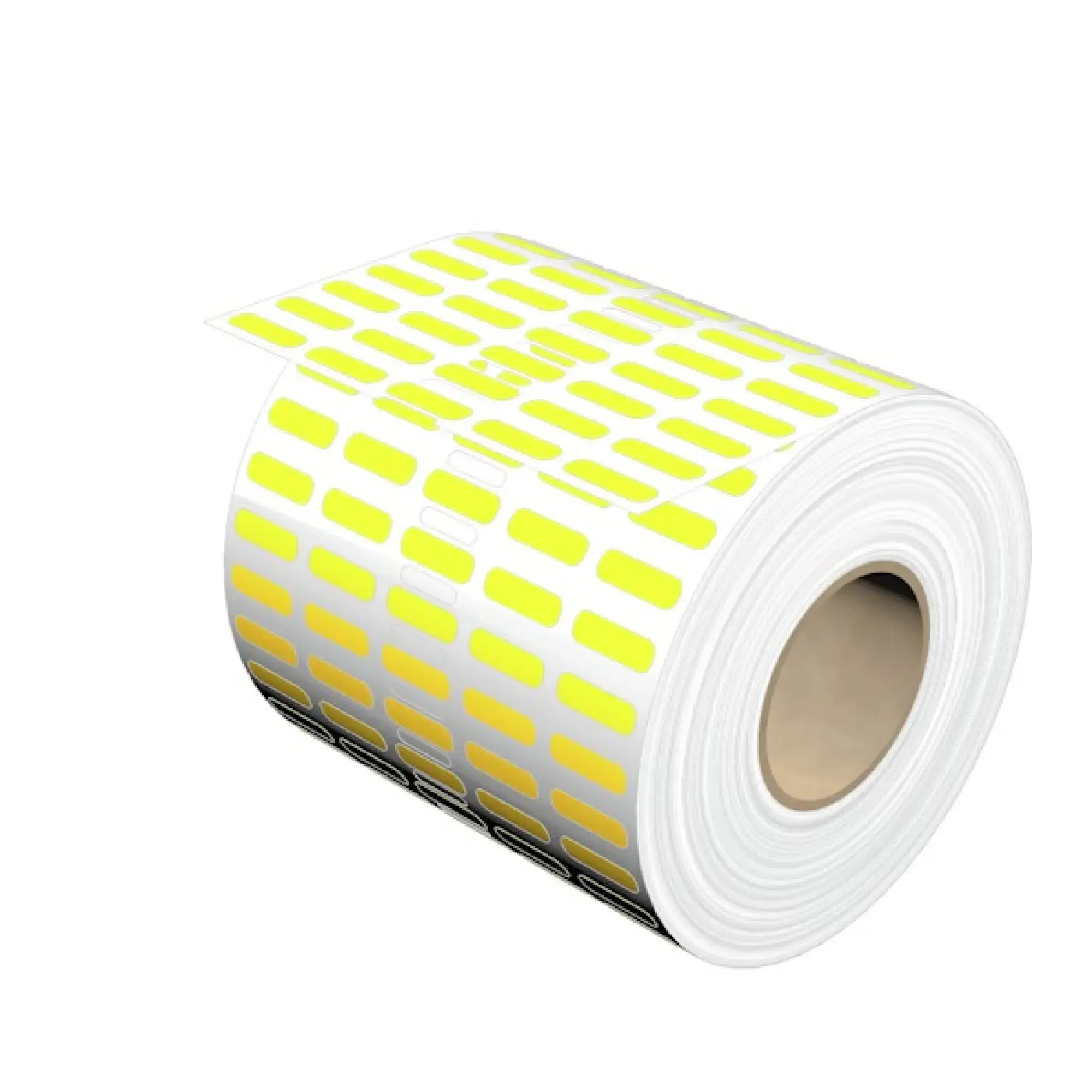 Weidmüller 1516990000 Device marking, Width: 16.5 mm, Polyester, yellow, Operating temperature range: -40...150 °C (img_001)