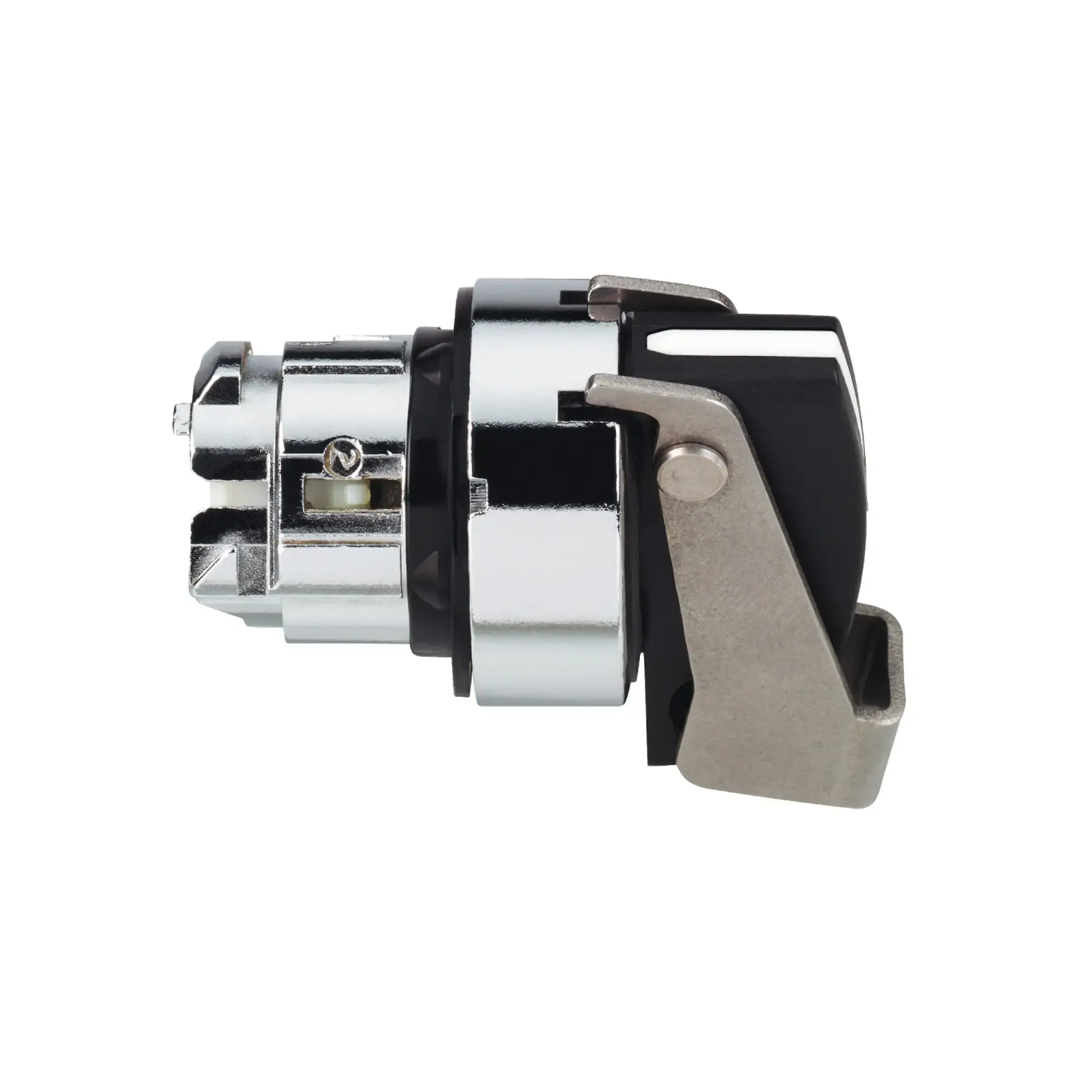 Schneider Electric ZB4BJ294 Selector switch, front element, Harmony XB4, metal black, 22mm, black, 2 positions, long toggle, lockable (img_011)