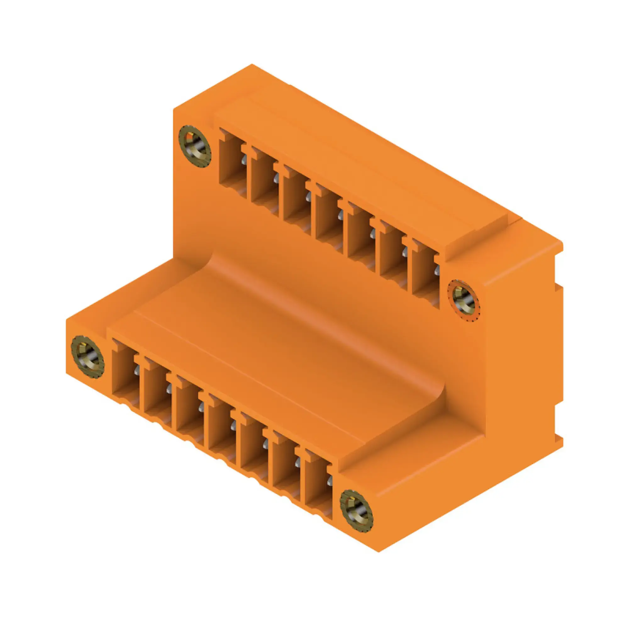 Weidmüller 1032630000 PCB connector (board connection), 160 V, 17.5 A, Pitch in mm: 3.81, Number of poles: 14, THT solder connection, Box (img_001)