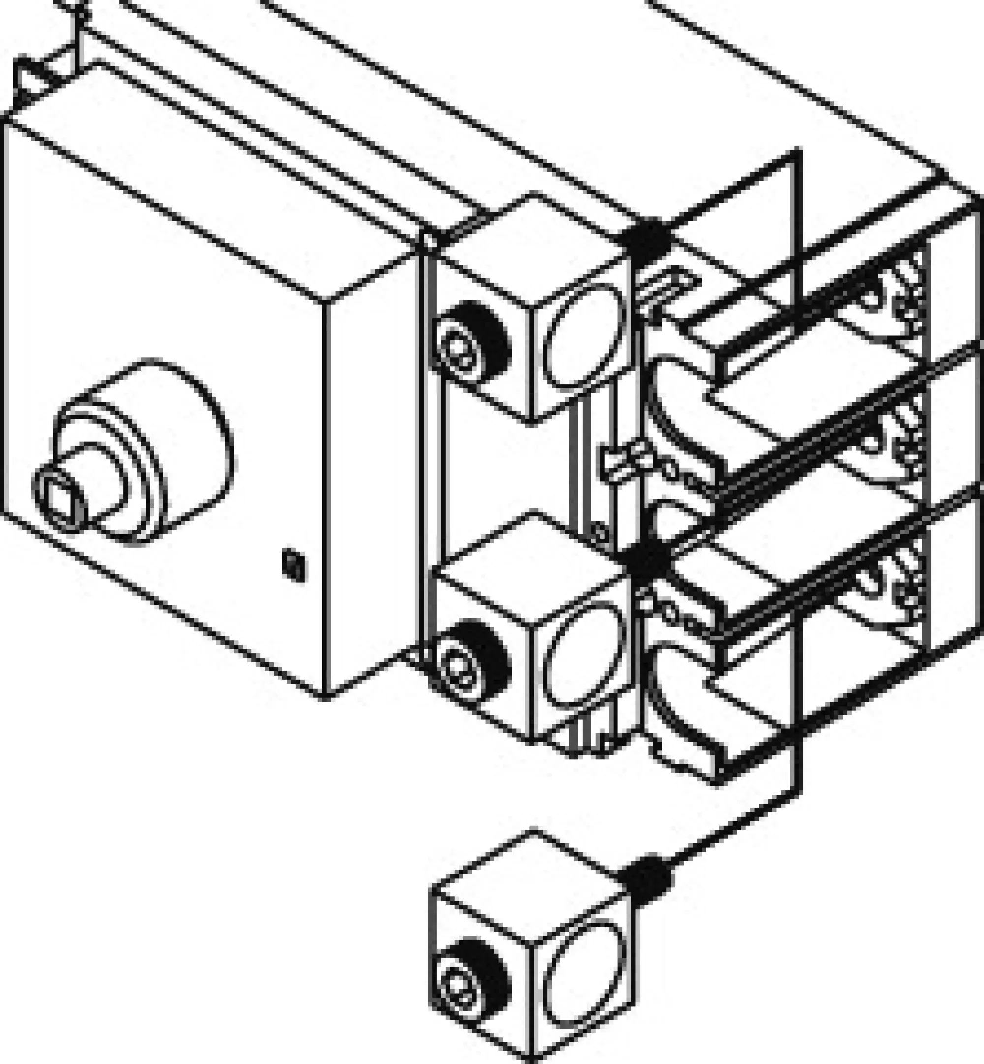 Hensel 6600191 Leistungsschalter-Direktanschlussklemme 300 qmm, f. Schalter 400/630 A, 3 Stk. MK 0108 (img_002)