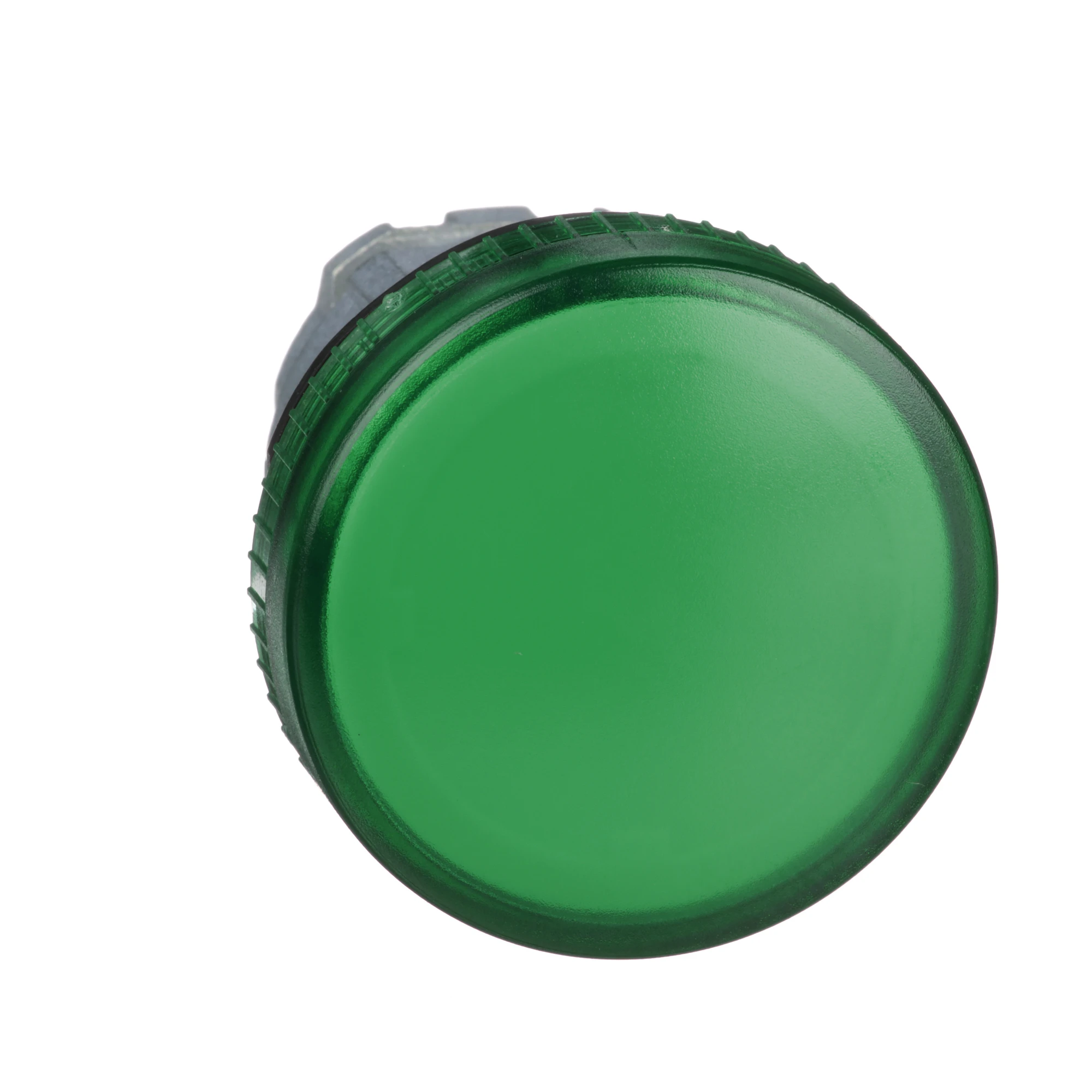 Schneider Electric ZB4BV03 Signal lamp, front element, Harmony XB4, metal, 22mm, green, for incandescent lamp BA9s, smooth dome (img_001)