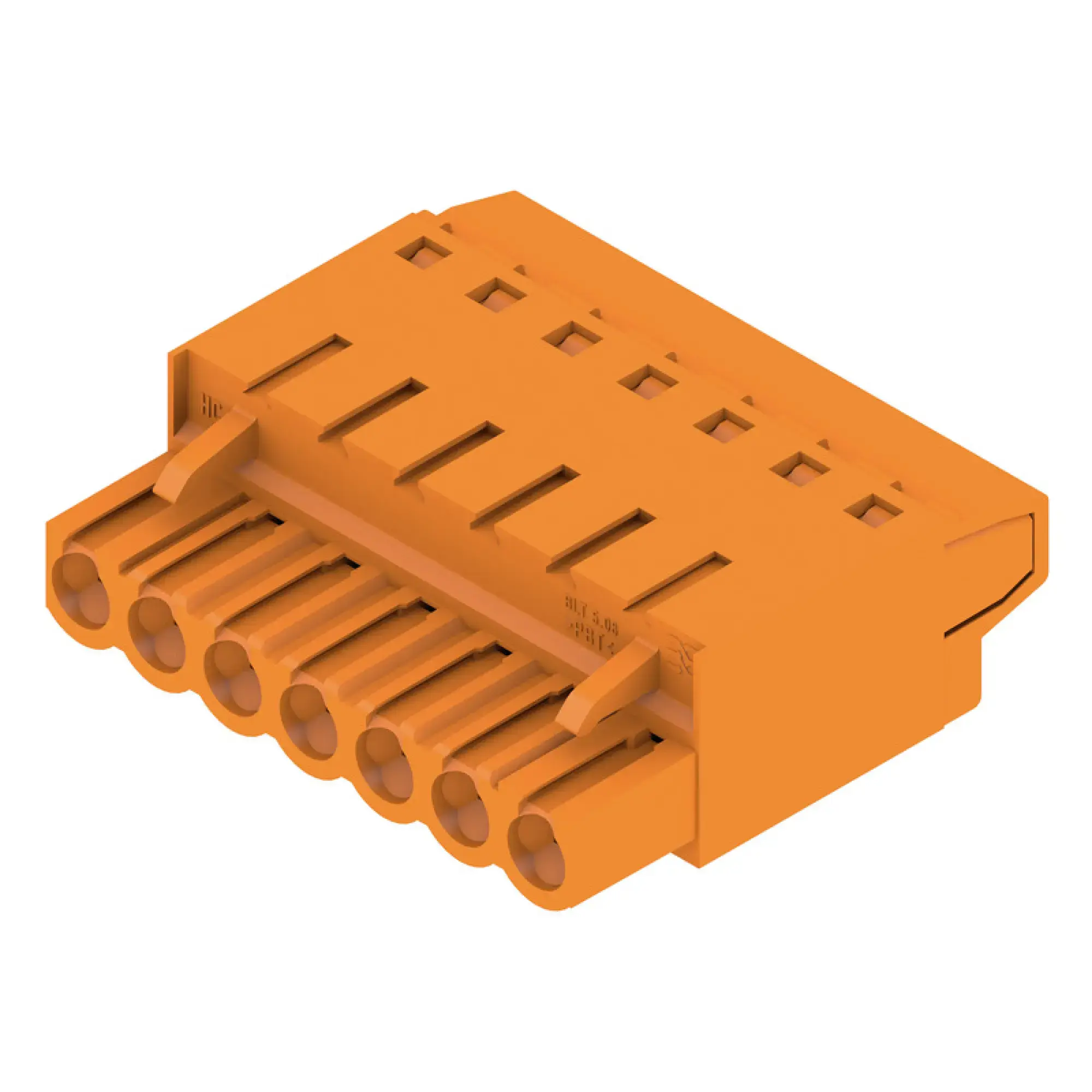 Weidmüller 1500060000 PCB connector (wire connection), 320 V, 27 A, Pitch in mm: 5.08, 2.5 mm², Number of poles: 7, TOP connection, Box (img_001)