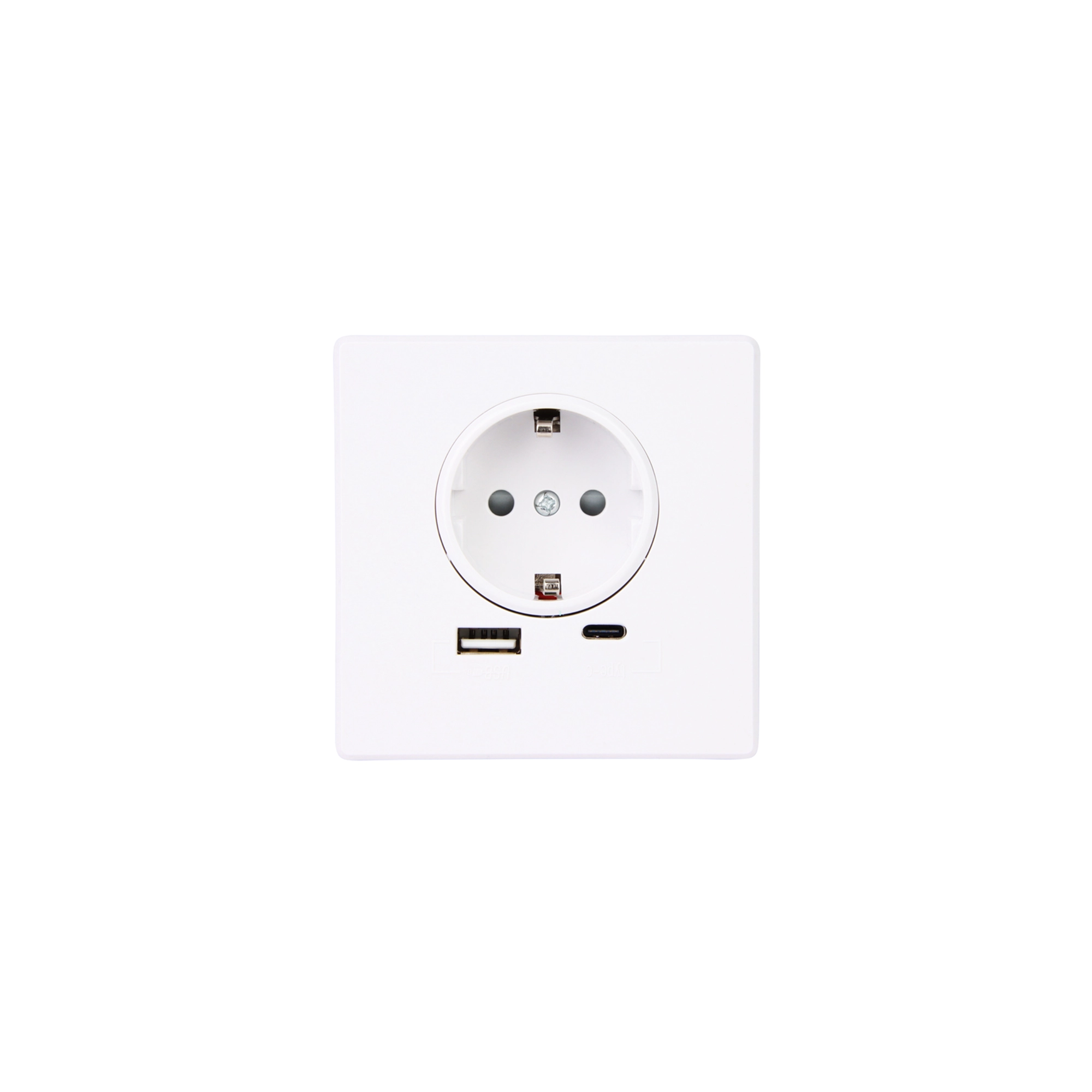 WSU Lights Steckdose mit USB-A & USB-C Anschluss schwarz