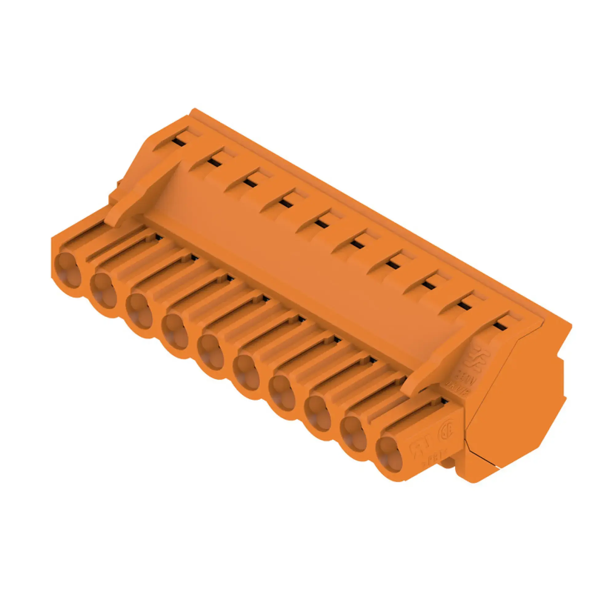 Weidmüller 1946910000 PCB connector (wire connection), 320 V, 17.5 A, Pitch in mm: 5.08, 4 mm², Number of poles: 10, Clamping yoke connection, Box (img_001) Weidmüller 1946910000 PCB connector (wire connection), 320 V, 17.5 A, Pitch in mm: 5.08, 4 mm², Number of poles: 10, Clamping yoke connection, Box (img_001)