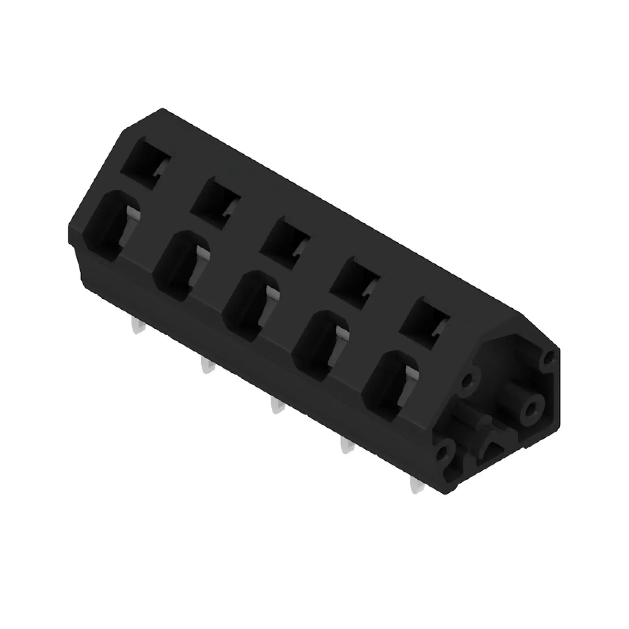 Weidmüller 1952270000 PCB terminal, 800 V, 24 A, Pitch in mm: 7.50, 2.5 mm², Number of poles: 5, Tension-clamp connection, THT solder connection, 135°, Box (img_001) Weidmüller 1952270000 PCB terminal, 800 V, 24 A, Pitch in mm: 7.50, 2.5 mm², Number of poles: 5, Tension-clamp connection, THT solder connection, 135°, Box (img_001)