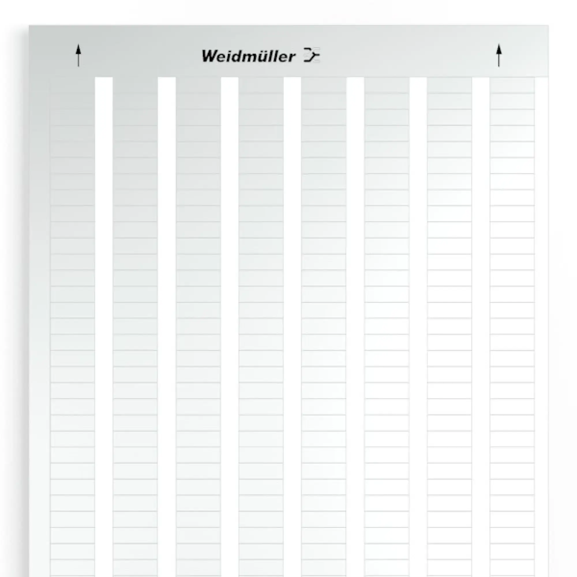 Weidmüller 1749320001 Device marking, Width: 18 mm, Polyester, PVC-free, silver, Operating temperature range: -40...150 °C (img_001)