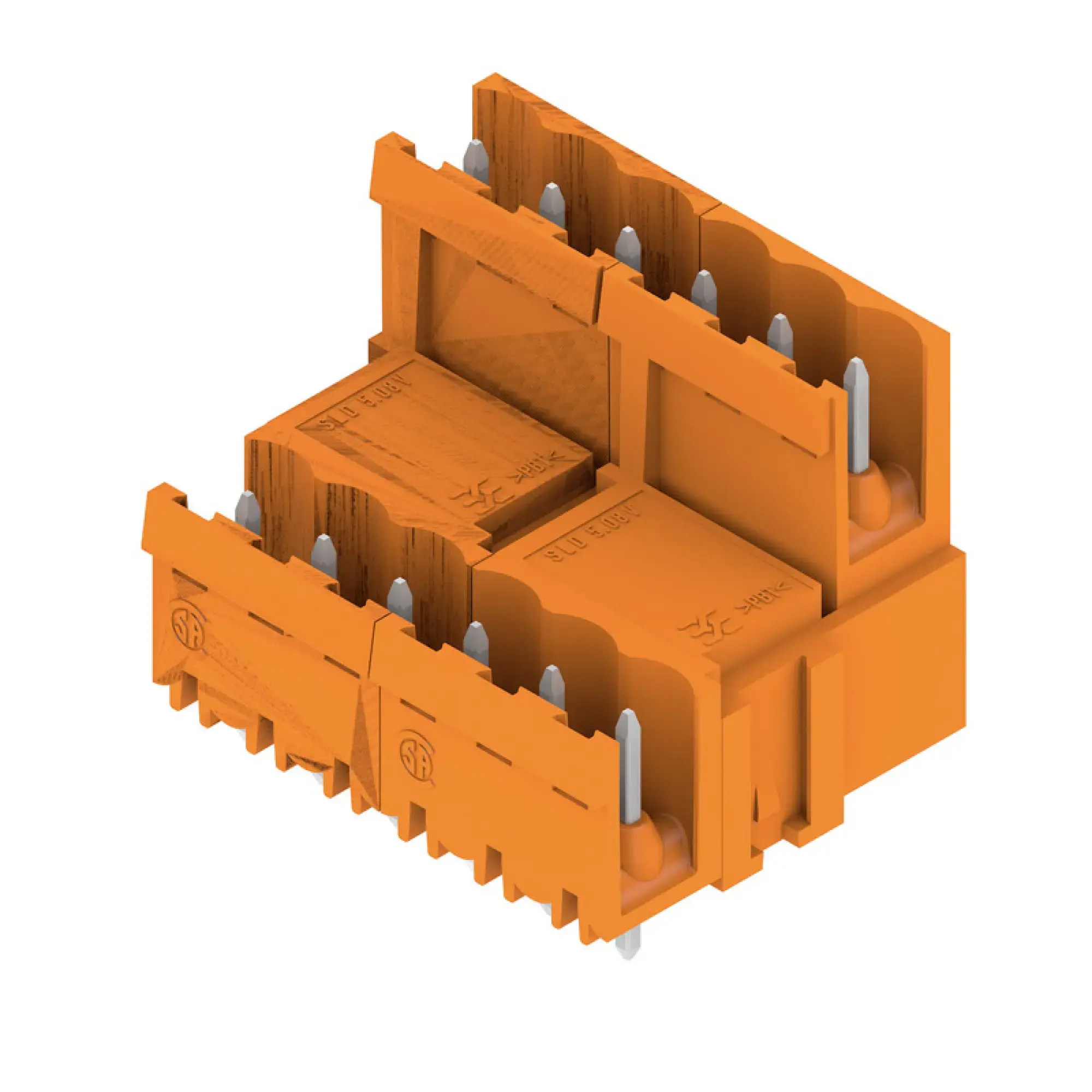 Weidmüller 1725690000 PCB connector (board connection), 250 V, 14 A, Pitch in mm: 5.08, Number of poles: 12, THT solder connection, Box (img_001)