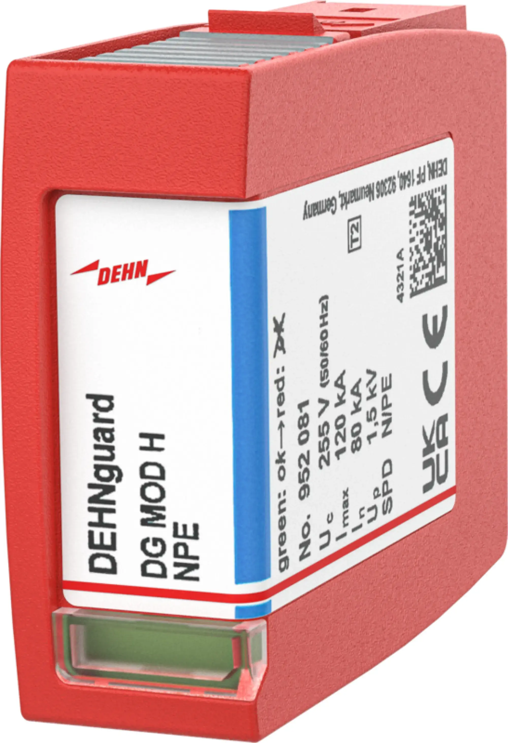 Dehn 952081 Surge arrester Type 2 N-PE spark gap protection module f. DEHNguard M H TT .. (img_001)