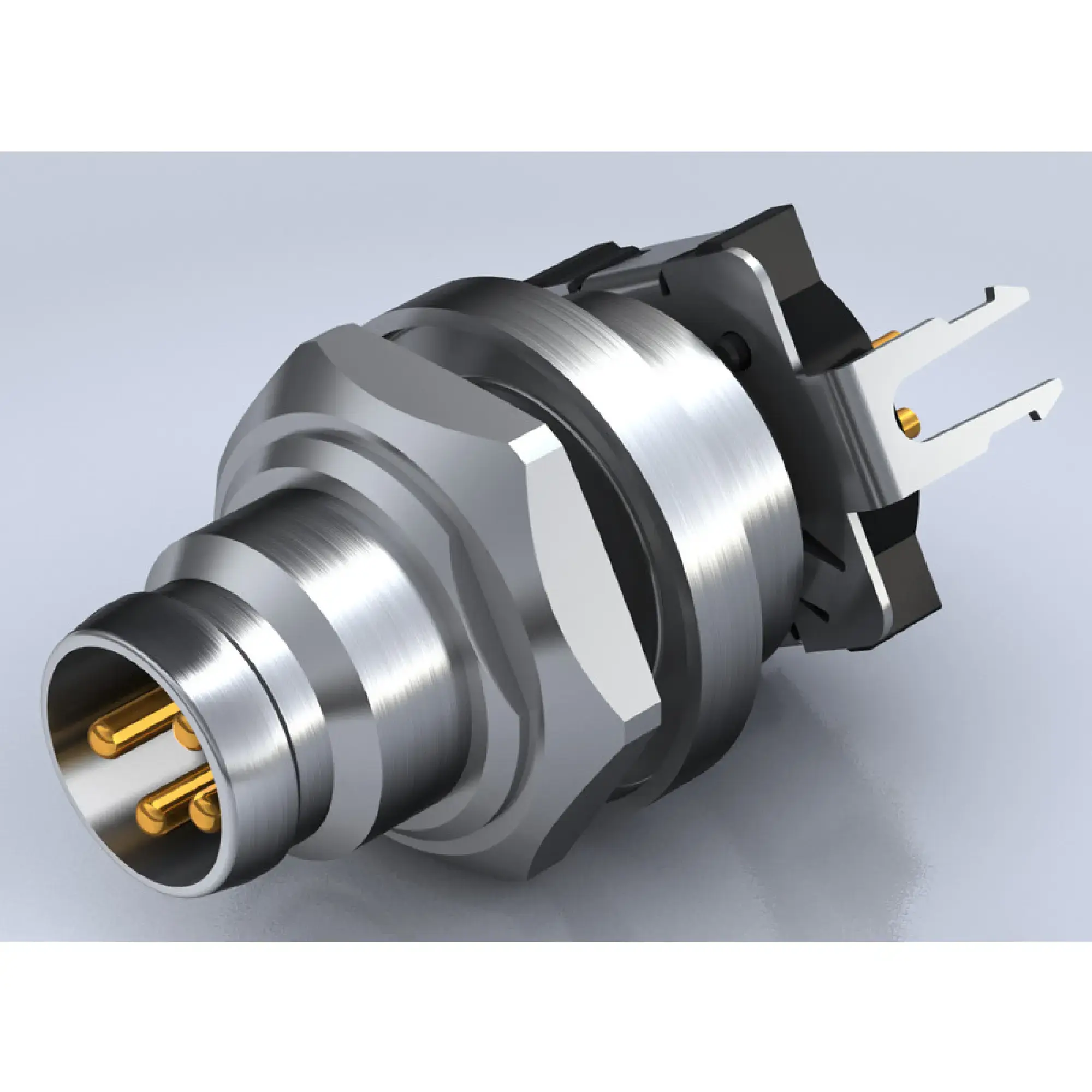 Weidmüller 2423640000 Circular plug connector, installation (PCB connection system), M8, Number of poles: 4, Rear panel mounting, M8 (img_001) Weidmüller 2423640000 Circular plug connector, installation (PCB connection system), M8, Number of poles: 4, Rear panel mounting, M8 (img_001)