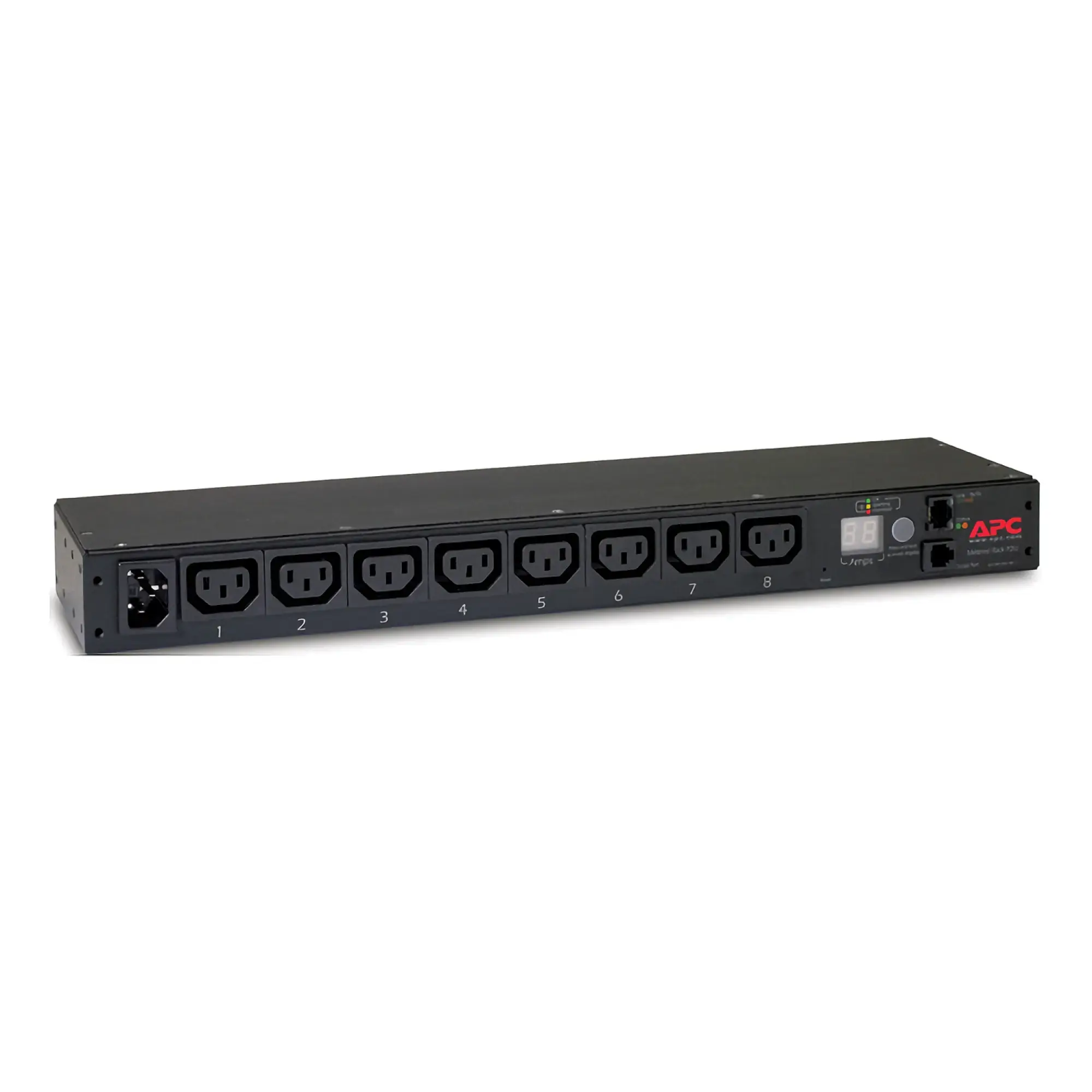 APC AP7820B Rack PDU, mit Messfunktion, 1 HE, 12 A/208 V, 10 A/230 V, (8) C13 (img_005)