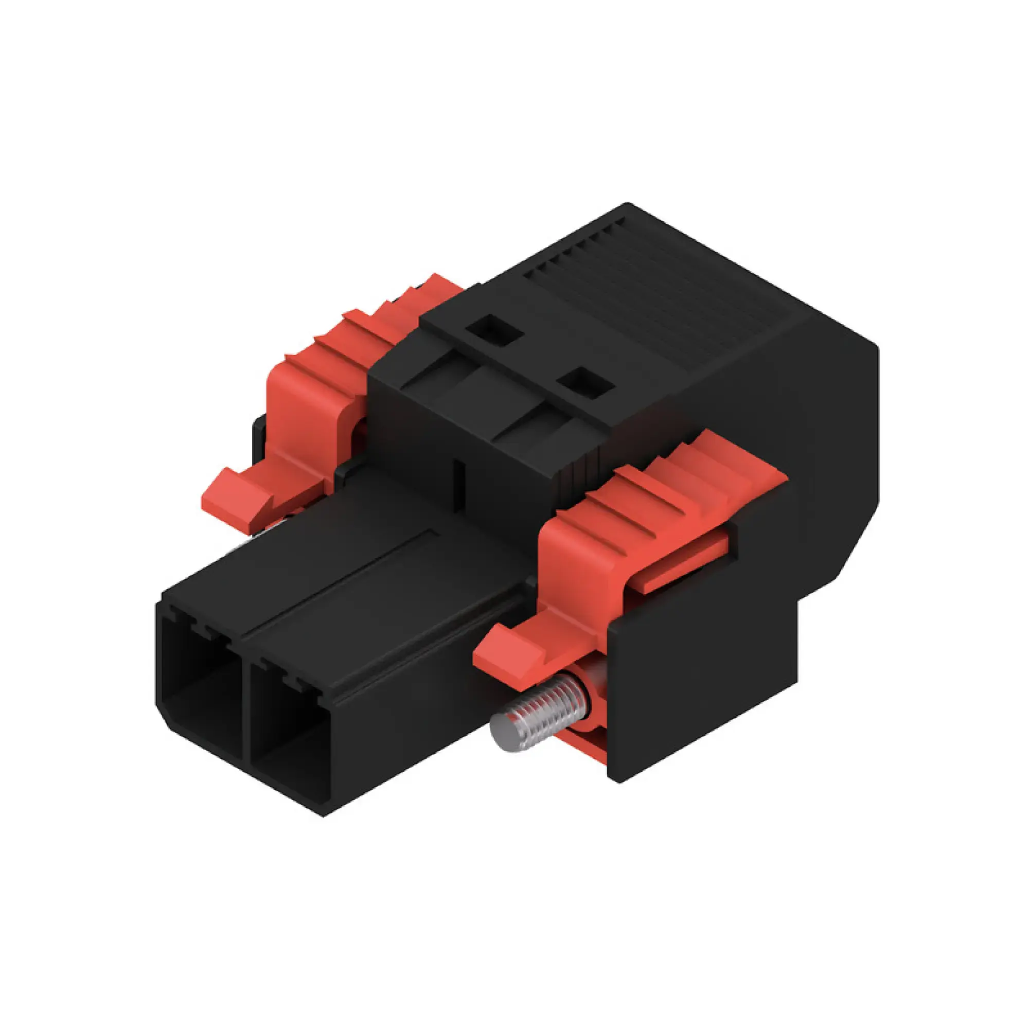 Weidmüller 1124810000 PCB connector (wire connection), 800 V, 57 A, Pitch in mm: 7.62, 10 mm², Number of poles: 2, PUSH IN without actuator, Tension-clamp connection, Box (img_001) Weidmüller 1124810000 PCB connector (wire connection), 800 V, 57 A, Pitch in mm: 7.62, 10 mm², Number of poles: 2, PUSH IN without actuator, Tension-clamp connection, Box (img_001)