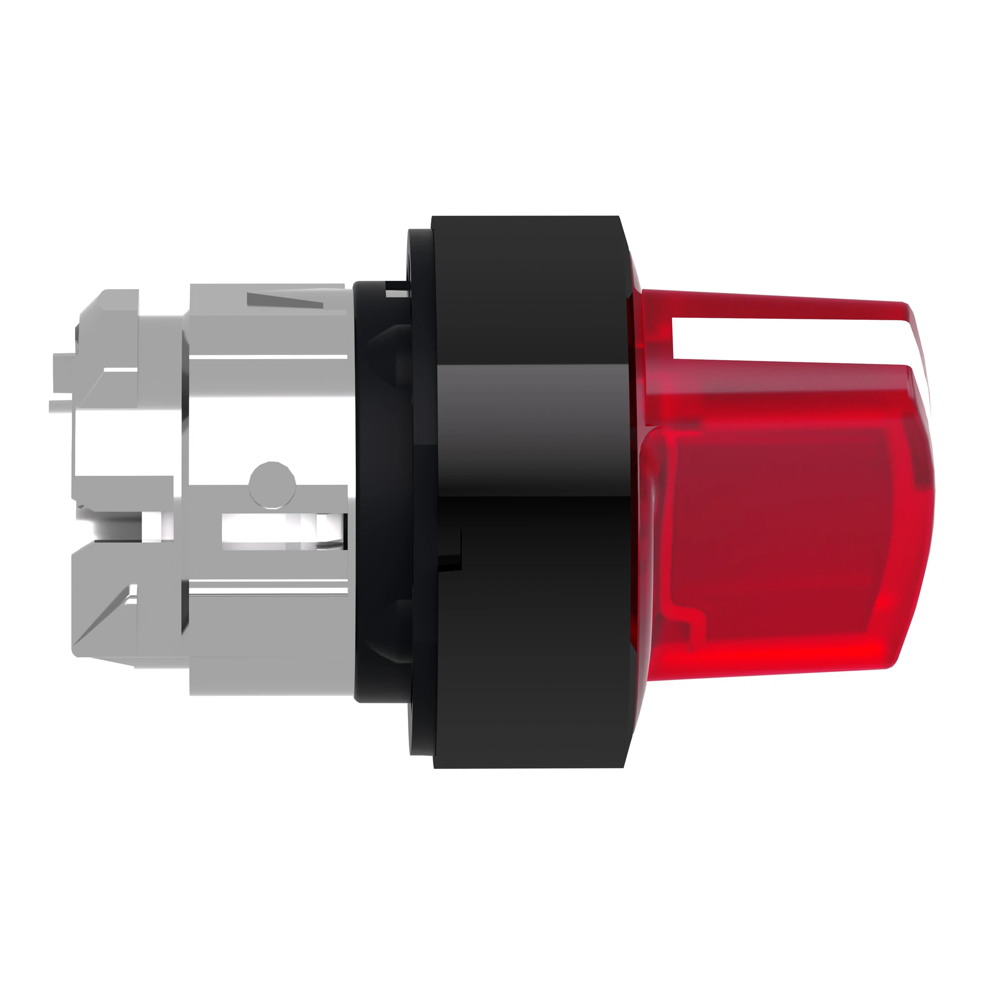 Schneider Electric ZB4BK12437 Illuminated selector switch, front element, Harmony XB4, metal black, 22mm, red, for universal LED, 2 positions, latching (img_003) Schneider Electric ZB4BK12437 Illuminated selector switch, front element, Harmony XB4, metal black, 22mm, red, for universal LED, 2 positions, latching (img_003)