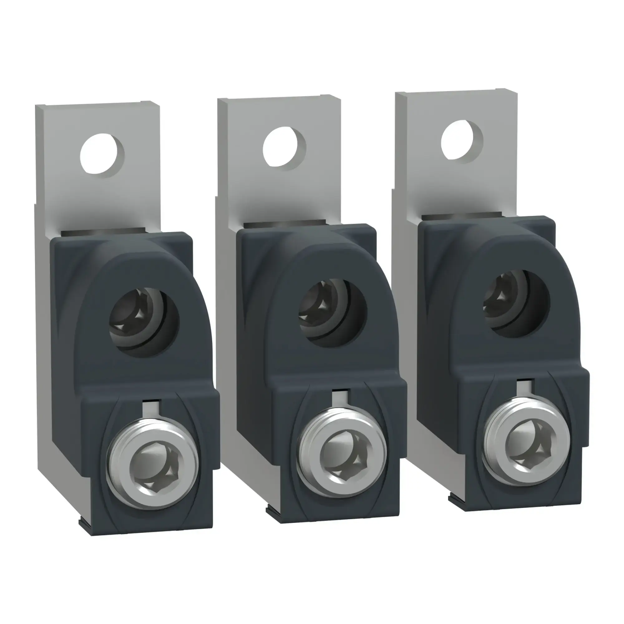 Schneider Electric TPSCON51 Aluminium-Kabelsteckverbinder, TransferPacT, für 2 Kabel 50 bis 120 mm², Rahmen 250A, 3P, Satz mit 3 Stück (img_002)