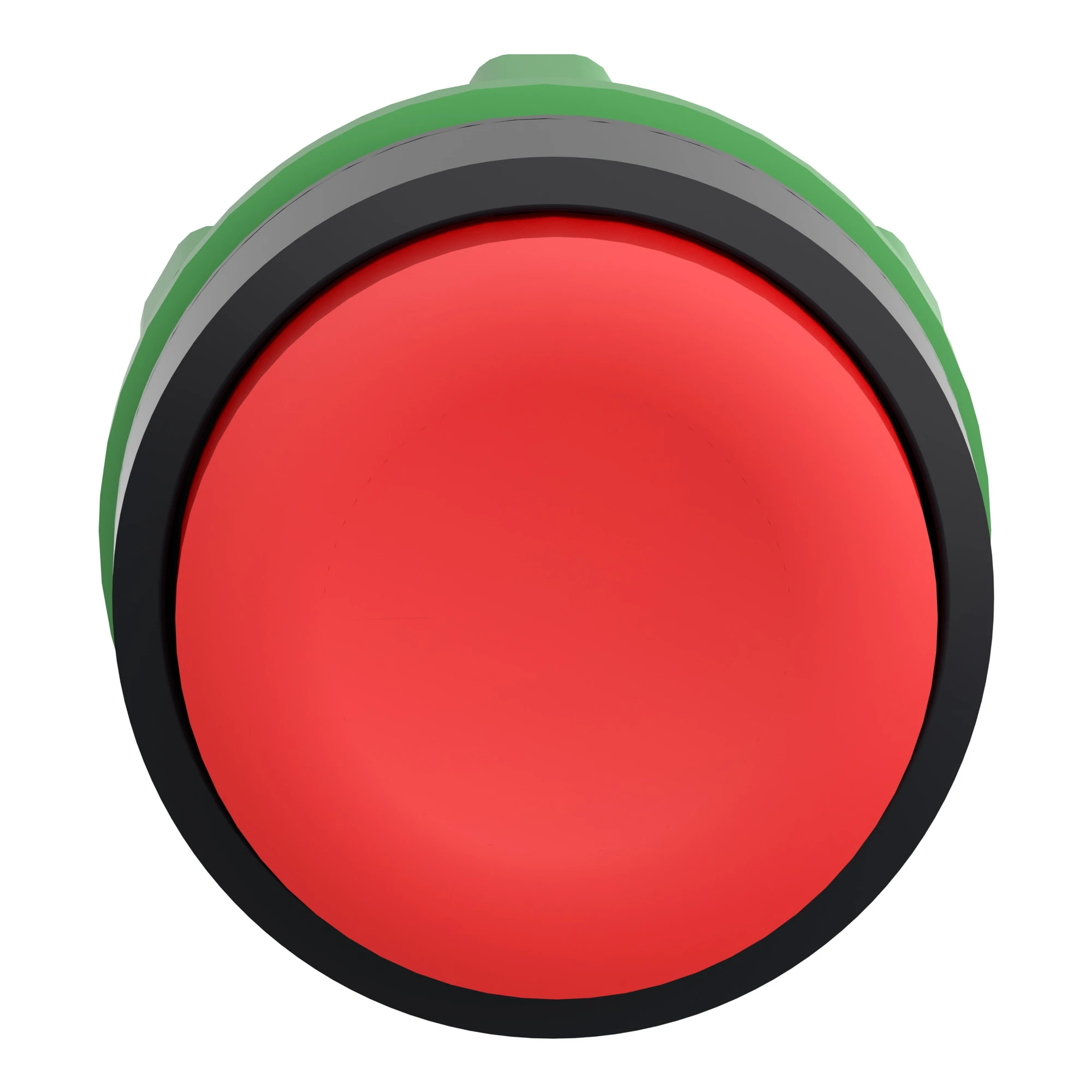 Schneider Electric ZB5AL4 Pushbutton, front element, Harmony XB5, plastic, 22mm, red, protruding, unlabelled, momentary (img_005)
