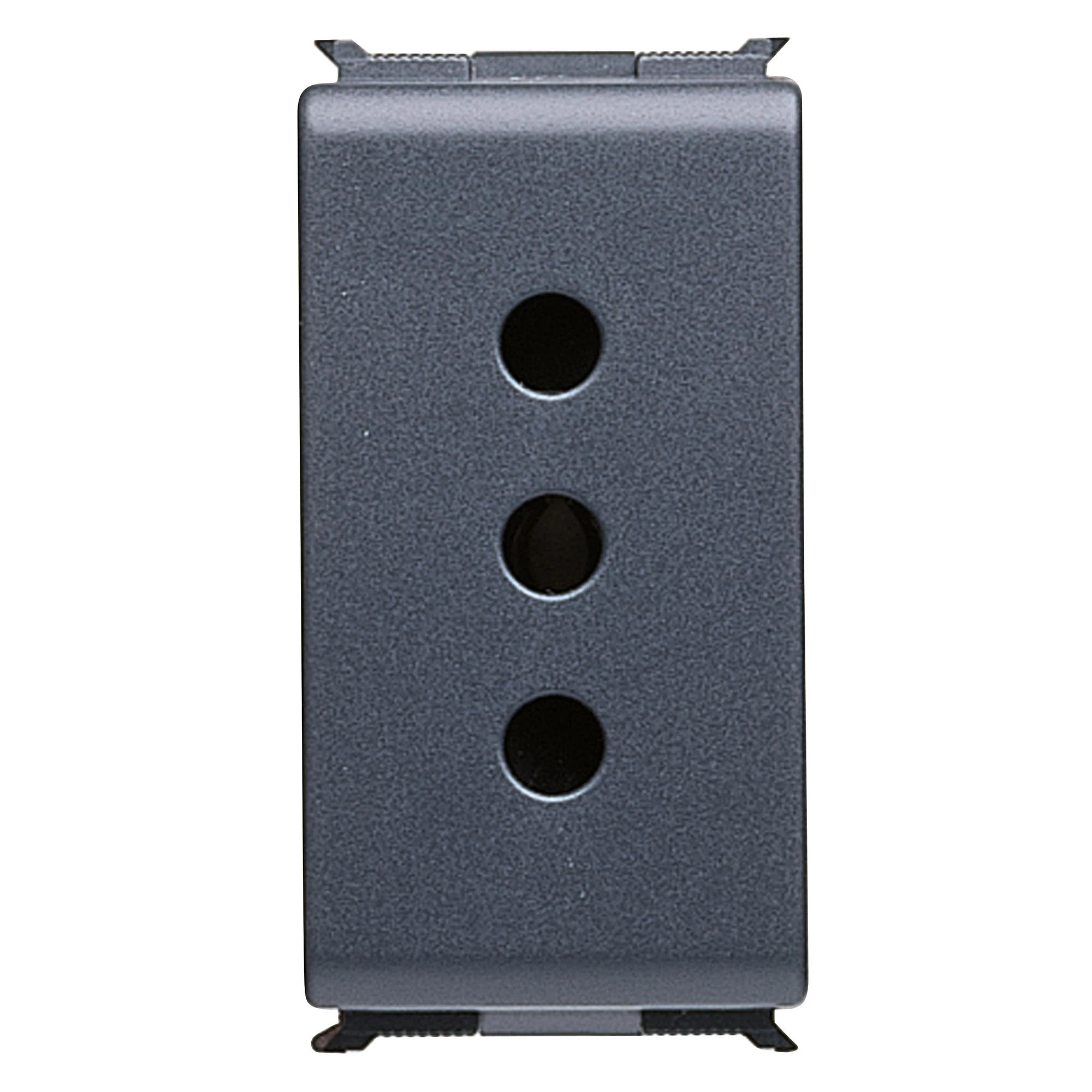 GEWISS GW30201 ITALIAN STANDARD SOCKET-OUTLET 250V ac - 2P+E 10A - P11 - 1 MODULE - PLAYBUS (img_001)