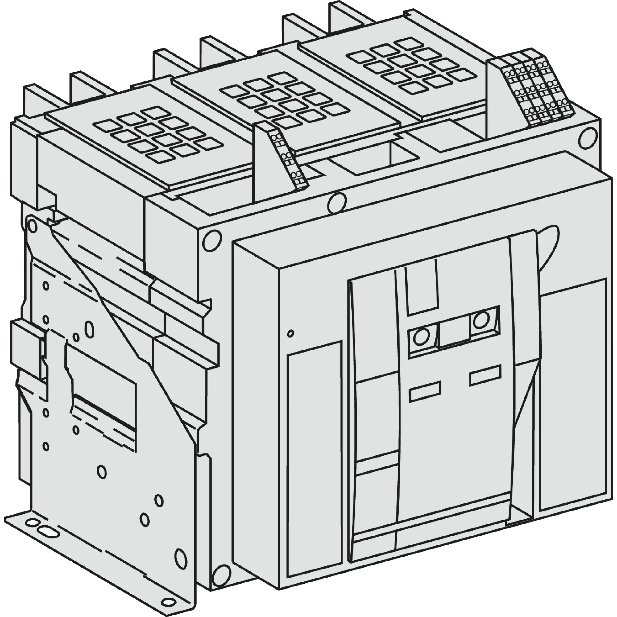 Schneider Electric 48705 Disconnect Switch Masterpact NW40HADC-D - 4P - 4000 A - 900 V - Drawer (img_002) Schneider Electric 48705 Disconnect Switch Masterpact NW40HADC-D - 4P - 4000 A - 900 V - Drawer (img_002)