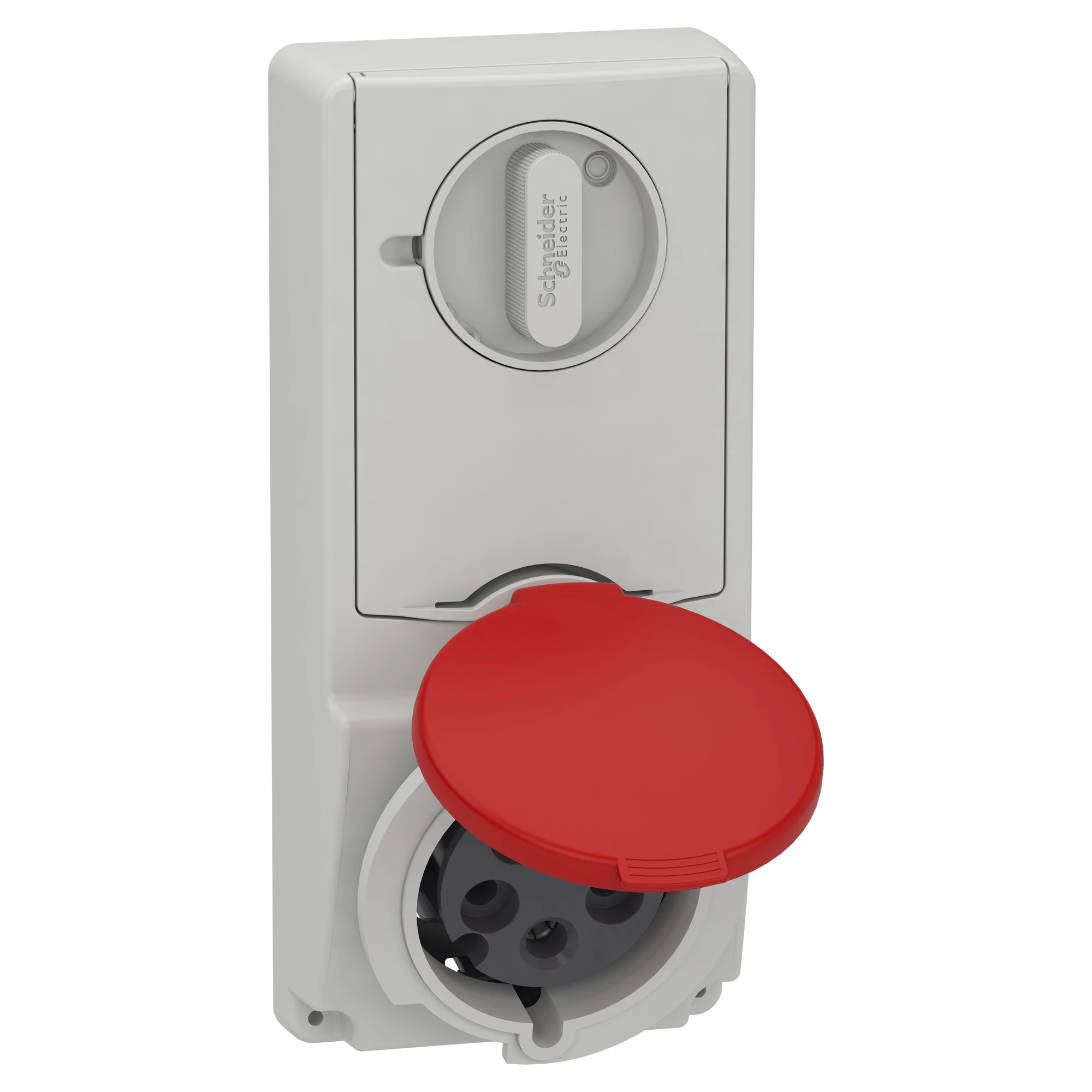 Schneider Electric 82147 Lockable surface-mounted socket, 32A, 3p+N+E, 380-415 V AC, IP44 (img_001) Schneider Electric 82147 Lockable surface-mounted socket, 32A, 3p+N+E, 380-415 V AC, IP44 (img_001)