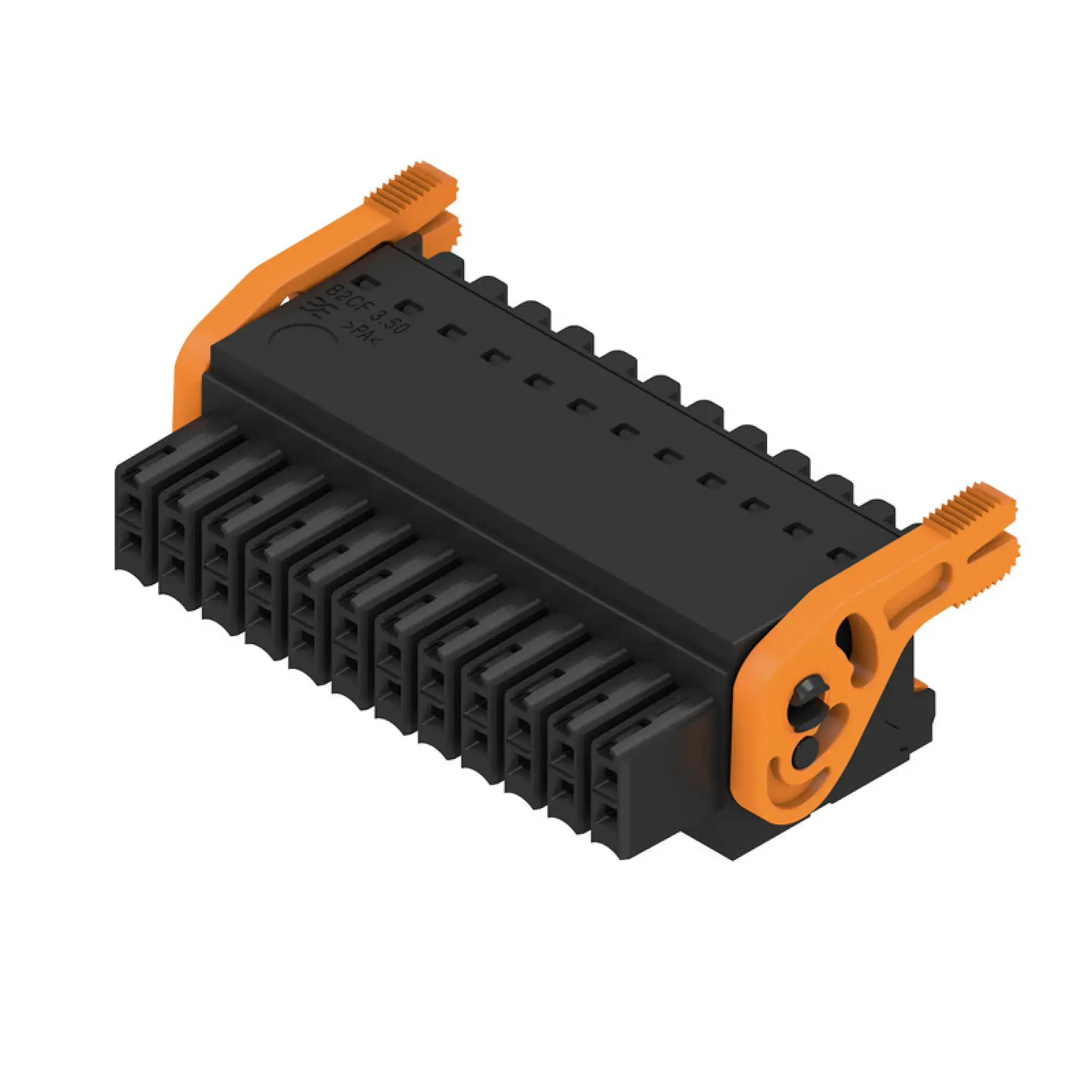 Weidmüller 1372870000 PCB connector (wire connection), 160 V, 13.4 A, Pitch in mm: 3.50, 1.5 mm², Number of poles: 24, PUSH IN with actuator, Box (img_001) Weidmüller 1372870000 PCB connector (wire connection), 160 V, 13.4 A, Pitch in mm: 3.50, 1.5 mm², Number of poles: 24, PUSH IN with actuator, Box (img_001)