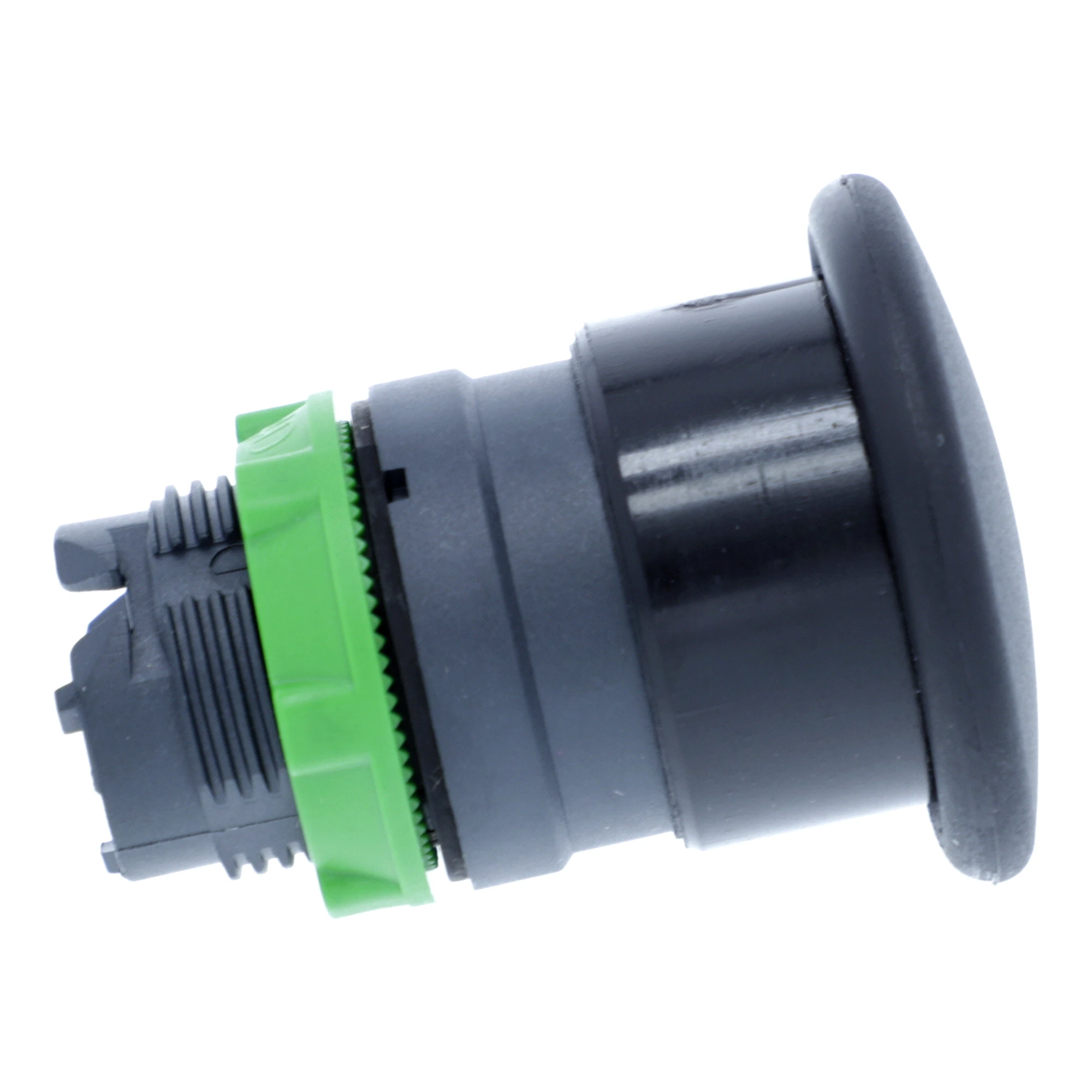 Schneider Electric ZB5AC2 Mushroom Pushbutton, Front Element, Harmony XB5, Plastic, 22mm, Black, Mushroom 40mm, Unlabeled, Momentary (img_003)