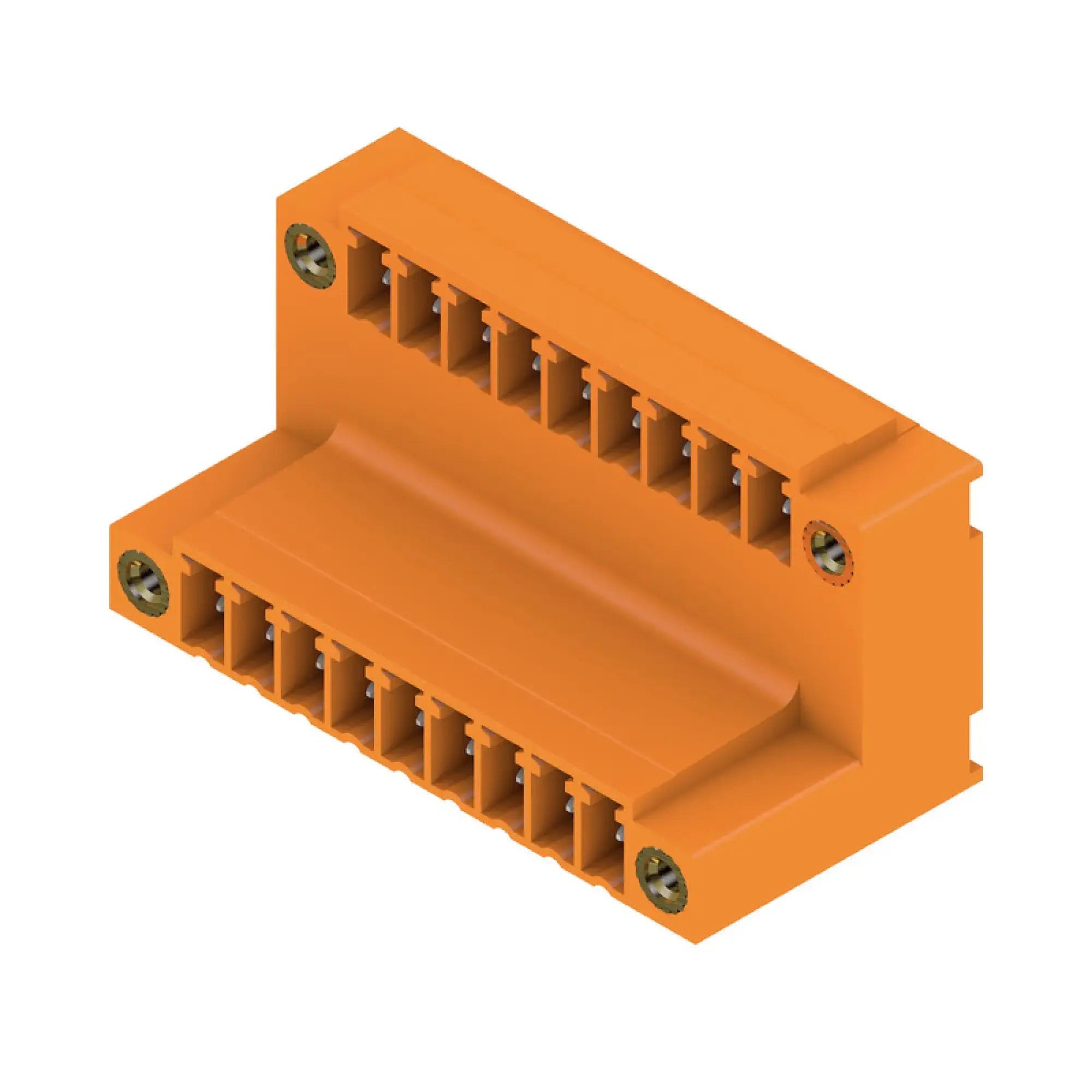 Weidmüller 1032650000 PCB connector (board connection), 160 V, 17.5 A, Pitch in mm: 3.81, Number of poles: 18, THT solder connection, Box (img_001)