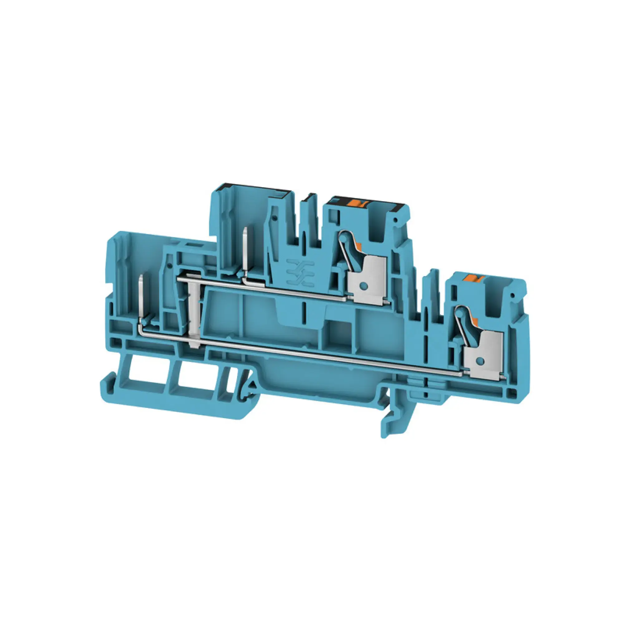 Weidmüller 2540270000 Pluggable terminal, PUSH IN, blue, 4, 4 mm², 32 A, Number of connections: 2, Number of levels: 2, TS 35, V-0, Wemid (img_001) Weidmüller 2540270000 Pluggable terminal, PUSH IN, blue, 4, 4 mm², 32 A, Number of connections: 2, Number of levels: 2, TS 35, V-0, Wemid (img_001)