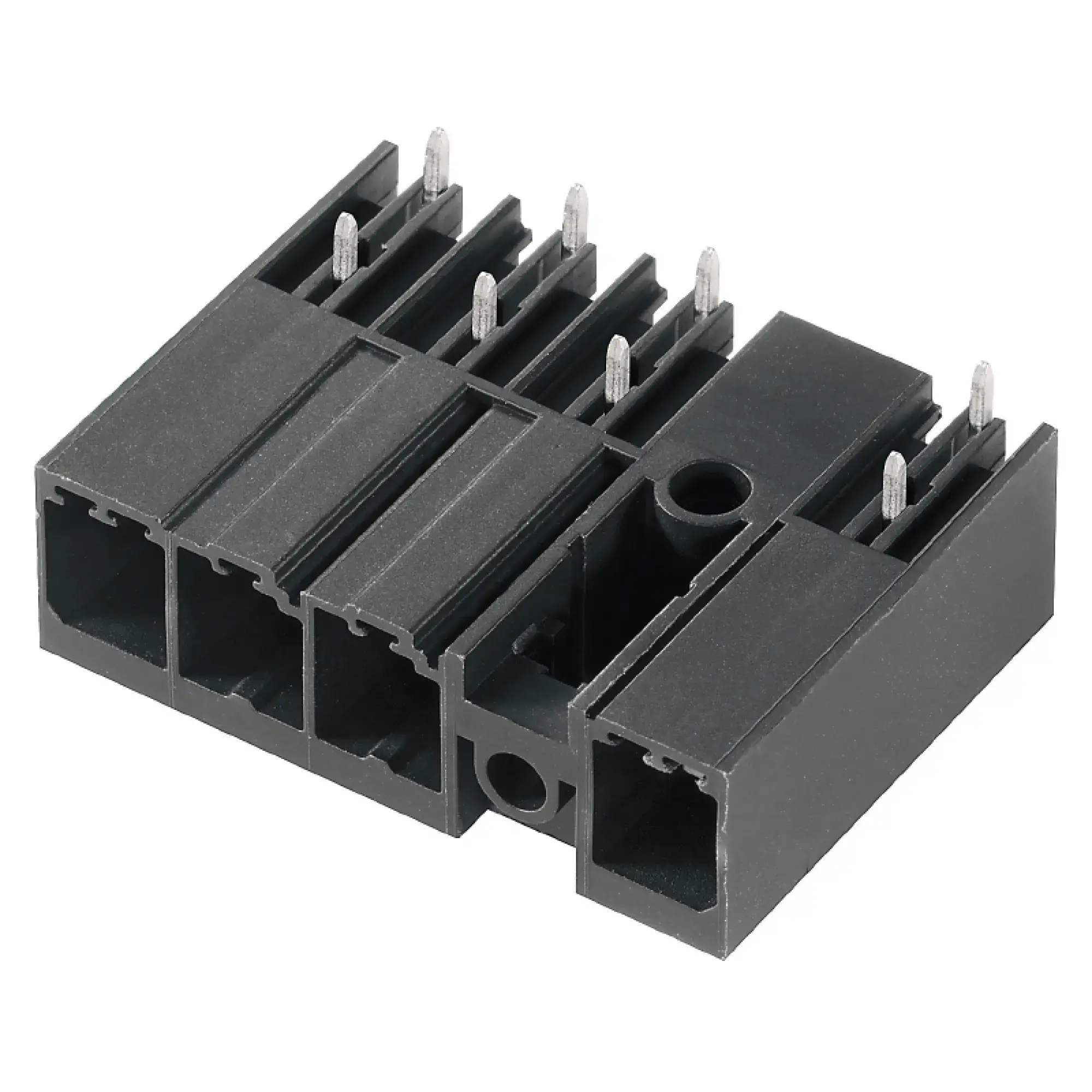 Weidmüller 1156530000 PCB connector (board connection), 630 V, 41 A, Pitch in mm: 7.62, Number of poles: 4, THT solder connection, Box (img_001)