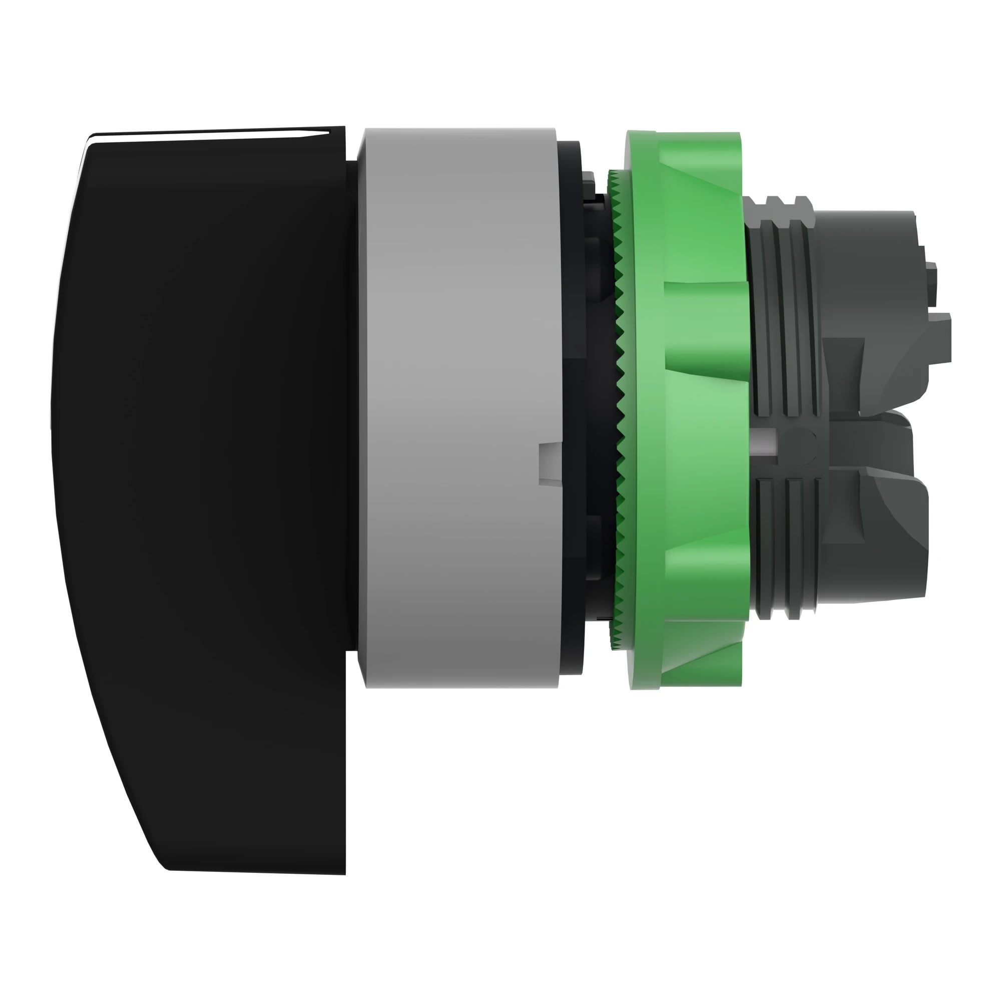 Schneider Electric ZB5AJ3C0 Selector Switch, Front Element, Harmony XB5, Plastic, 22mm, Light Grey, Black, 3 Positions, Long Lever, Latching (img_006)