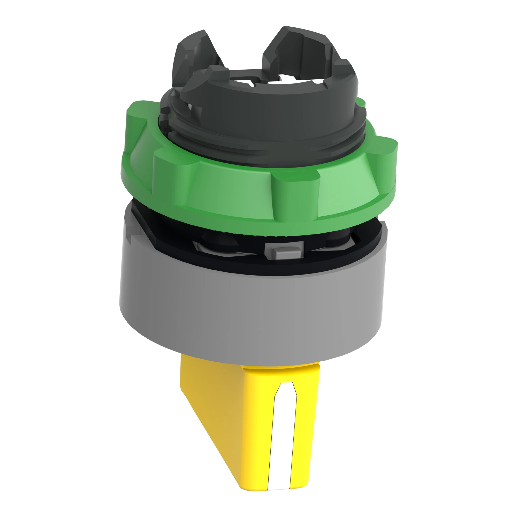 Schneider Electric ZB5AD504C0 Selector Switch, Front Element, Harmony XB5, Plastic, 22mm, Light Grey, Red, 3 Positions, Center Retained (img_003) Schneider Electric ZB5AD504C0 Selector Switch, Front Element, Harmony XB5, Plastic, 22mm, Light Grey, Red, 3 Positions, Center Retained (img_003)