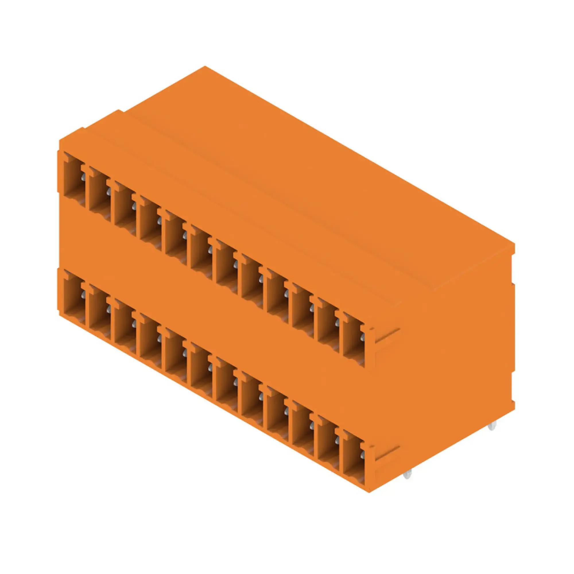 Weidmüller 1972890000 PCB connector (board connection), 160 V, 17.5 A, Pitch in mm: 3.81, Number of poles: 24, THT solder connection, Box (img_001) Weidmüller 1972890000 PCB connector (board connection), 160 V, 17.5 A, Pitch in mm: 3.81, Number of poles: 24, THT solder connection, Box (img_001)