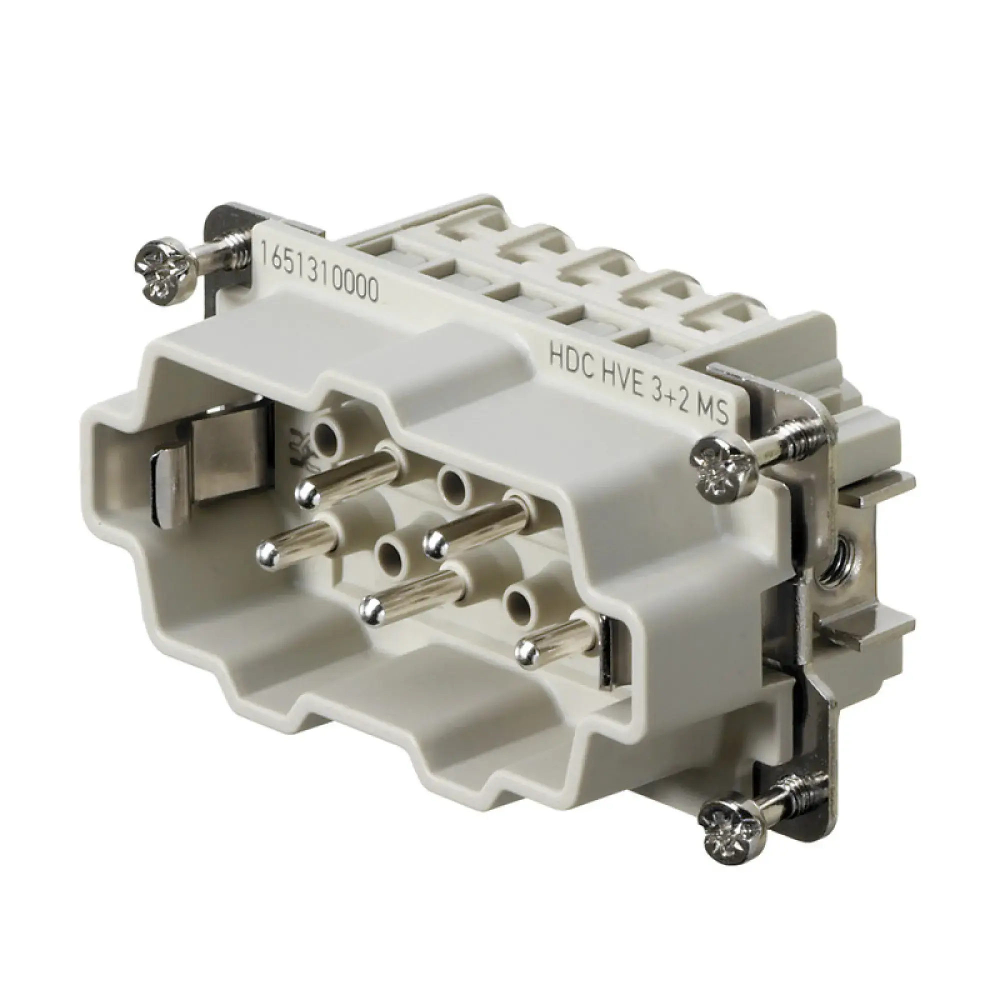 Weidmüller 1967230000 Contact insert (industry plug-in connectors), Male, 830 V, 20 A, Number of poles: 5, Tension-clamp connection, Size: 4 (img_001) Weidmüller 1967230000 Contact insert (industry plug-in connectors), Male, 830 V, 20 A, Number of poles: 5, Tension-clamp connection, Size: 4 (img_001)