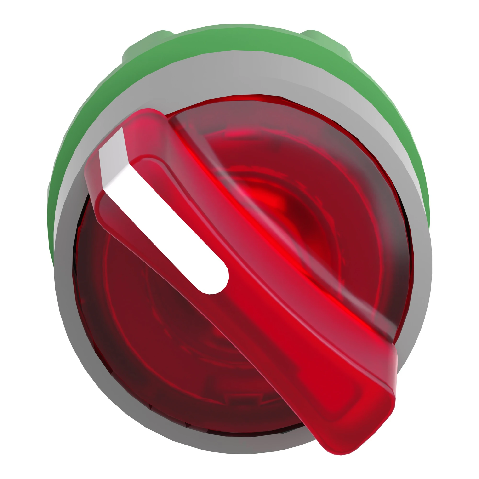 Schneider Electric ZB5AK1243C0 Illuminated selector switch, front element, Harmony XB5, plastic, 22mm red, for universal LED, 2 positions, latching (img_004)