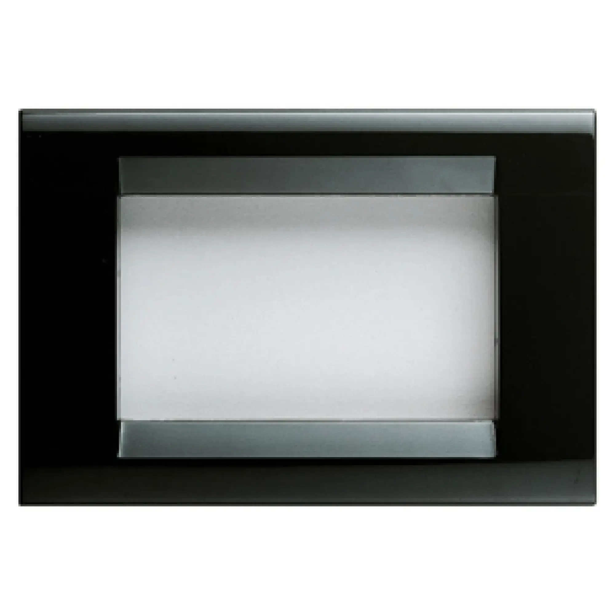 GEWISS GW32053 PLAYBUS PLATE - IN TECHNOPOLYMER GLOSSY FINISH - 3 GANG - TONER BLACK - PLAYBUS (img_002)