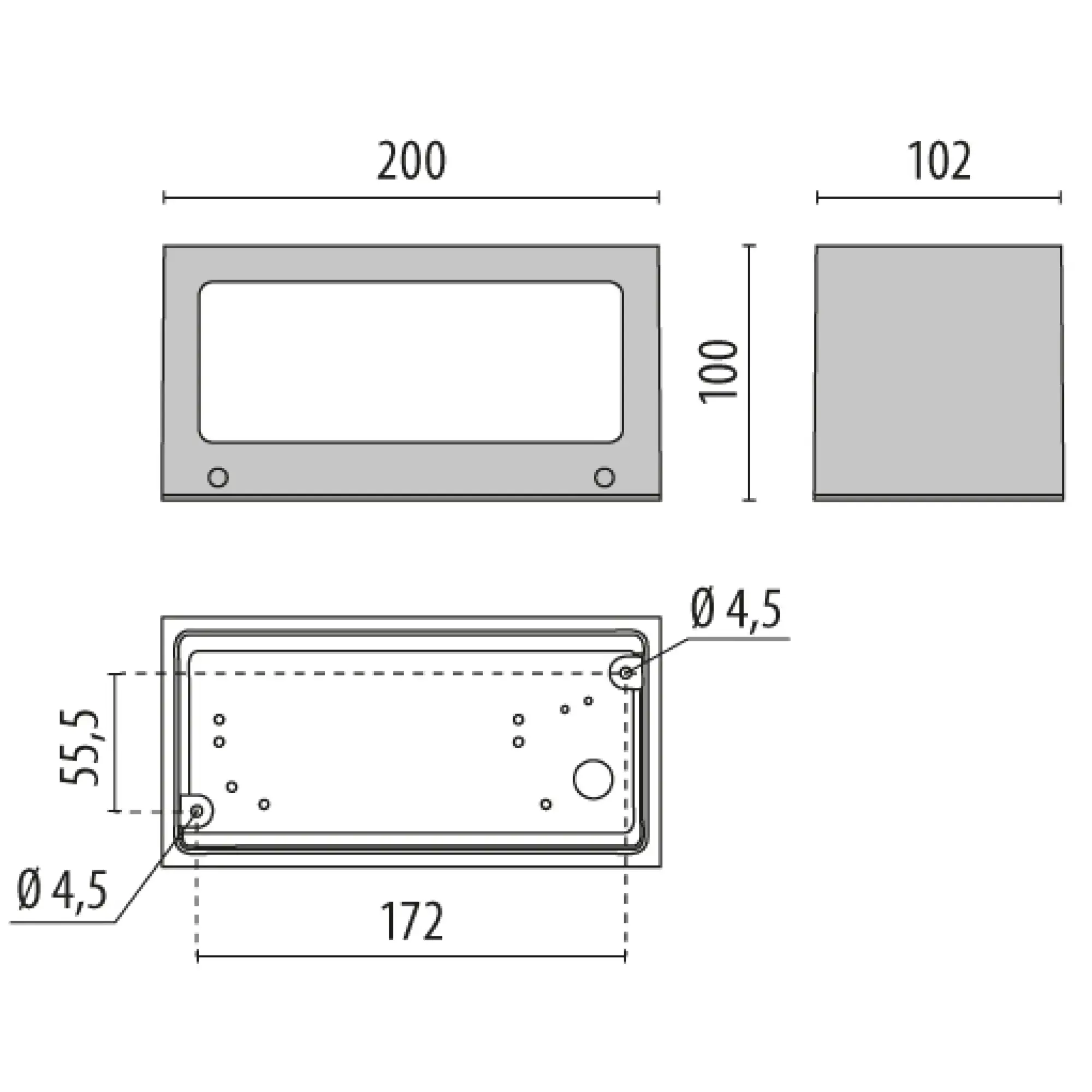 Performance iN Lighting 30409890104 LED-Wandleuchte 3000K 20W statisch asymmetrische mittlere Optik 30409890104 (img_003)