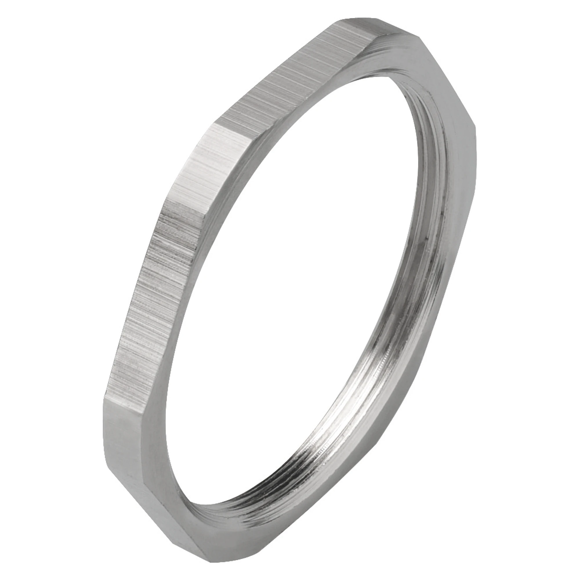 GEWISS GW76942 FIXING NUT - IN NICKEL PLATED BRASS - PG9 (img_001)