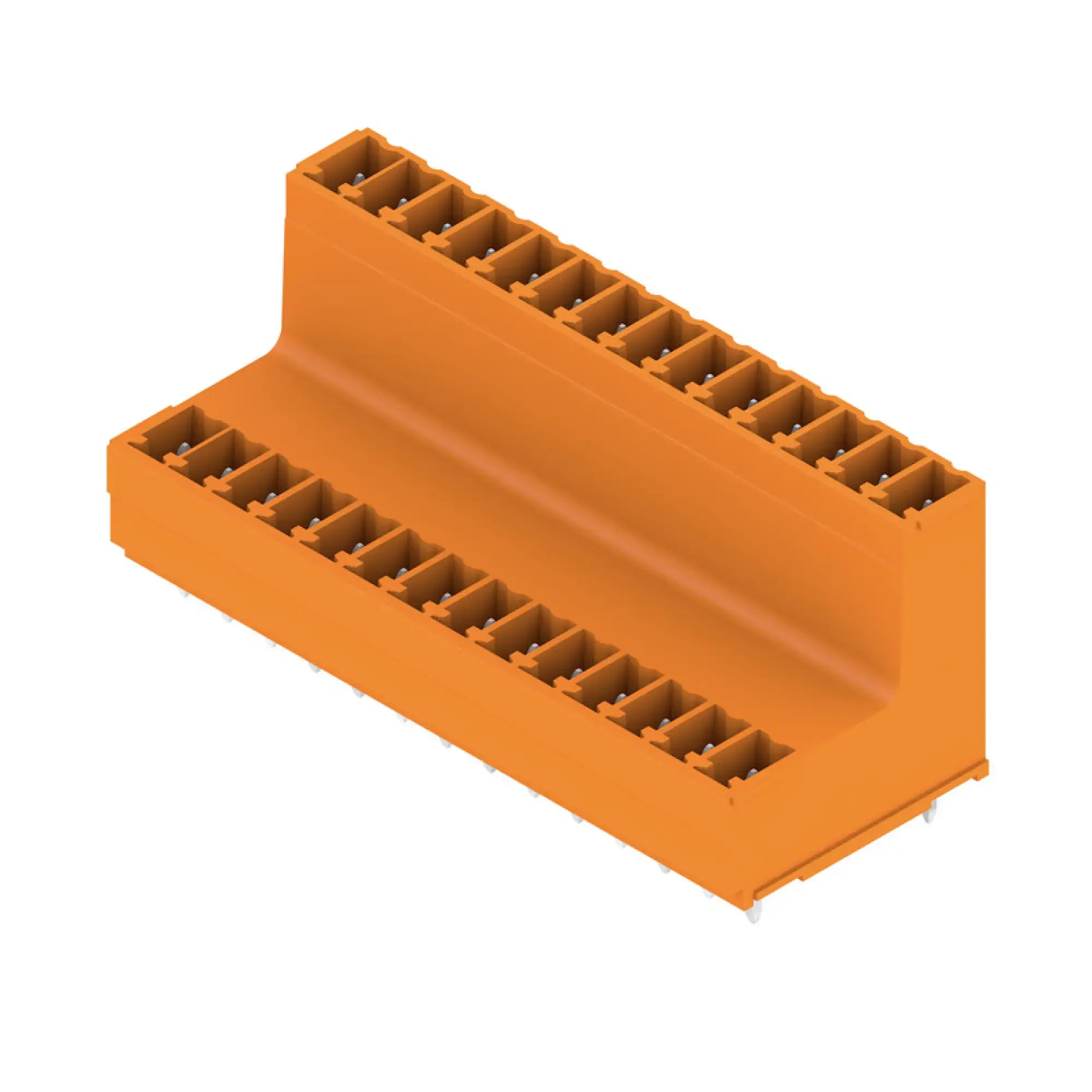 Weidmüller 1034620000 PCB connector (board connection), 160 V, 17.5 A, Pitch in mm: 3.81, Number of poles: 28, THT solder connection, Box (img_001)