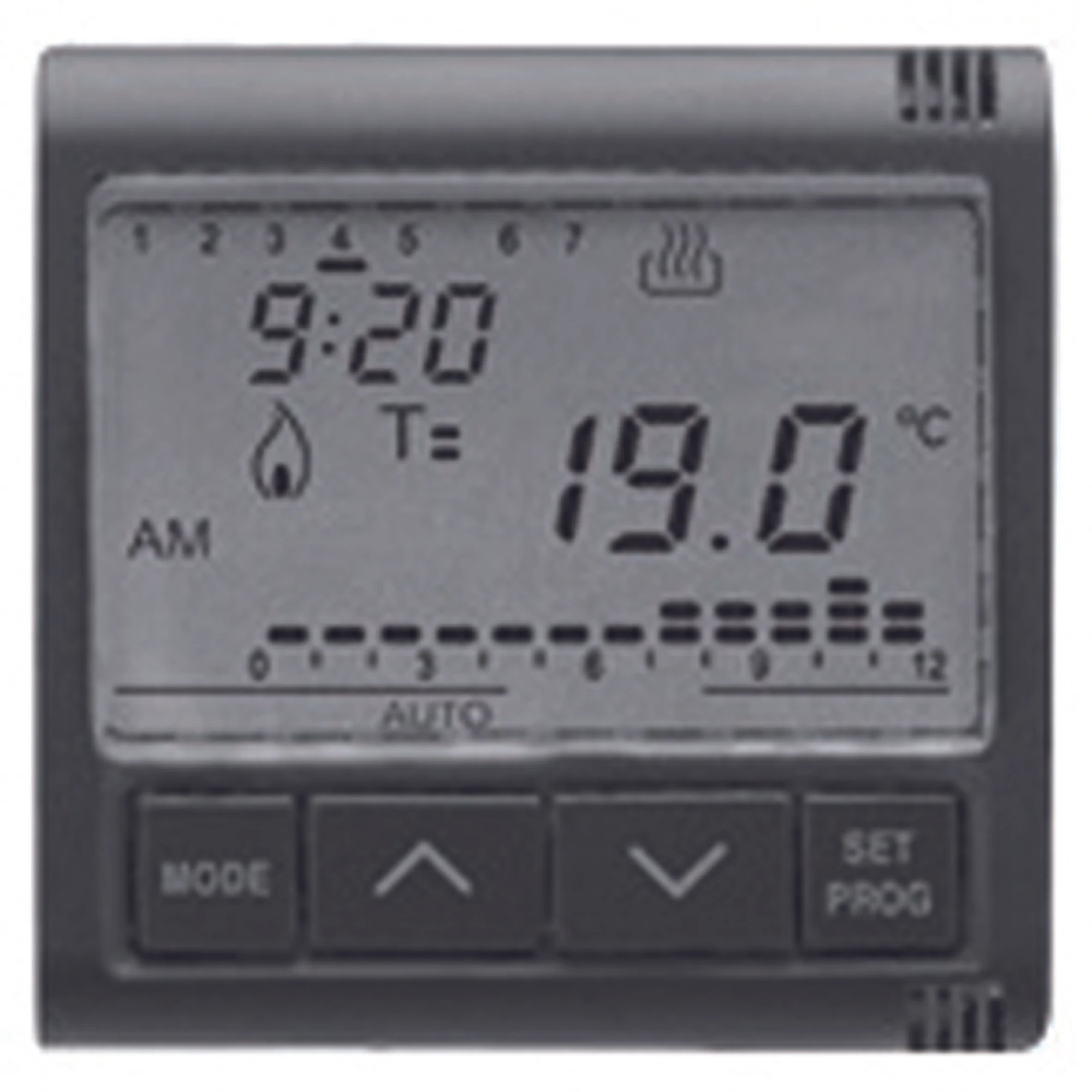 GEWISS GW30706 TIMED THERMOSTAT DAILY/WEEKLY - 230V ac - 50/60HZ - 2 MODULES - PLAYBUS (img_001)