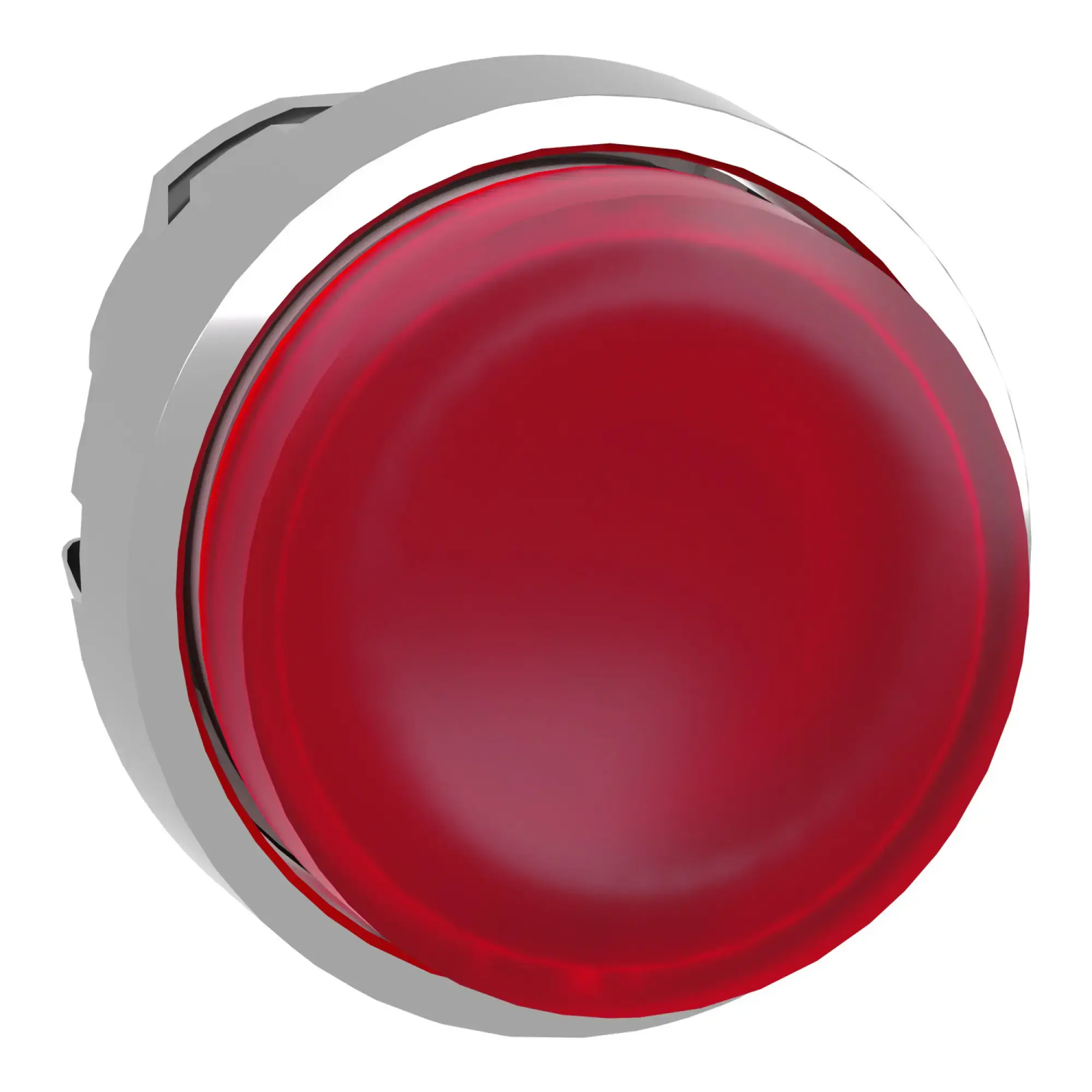 Schneider Electric ZB4BW143 Illuminated pushbutton, front element, Harmony XB4, metal, 22mm, red, protruding, unlabeled, for universal LED (img_010)