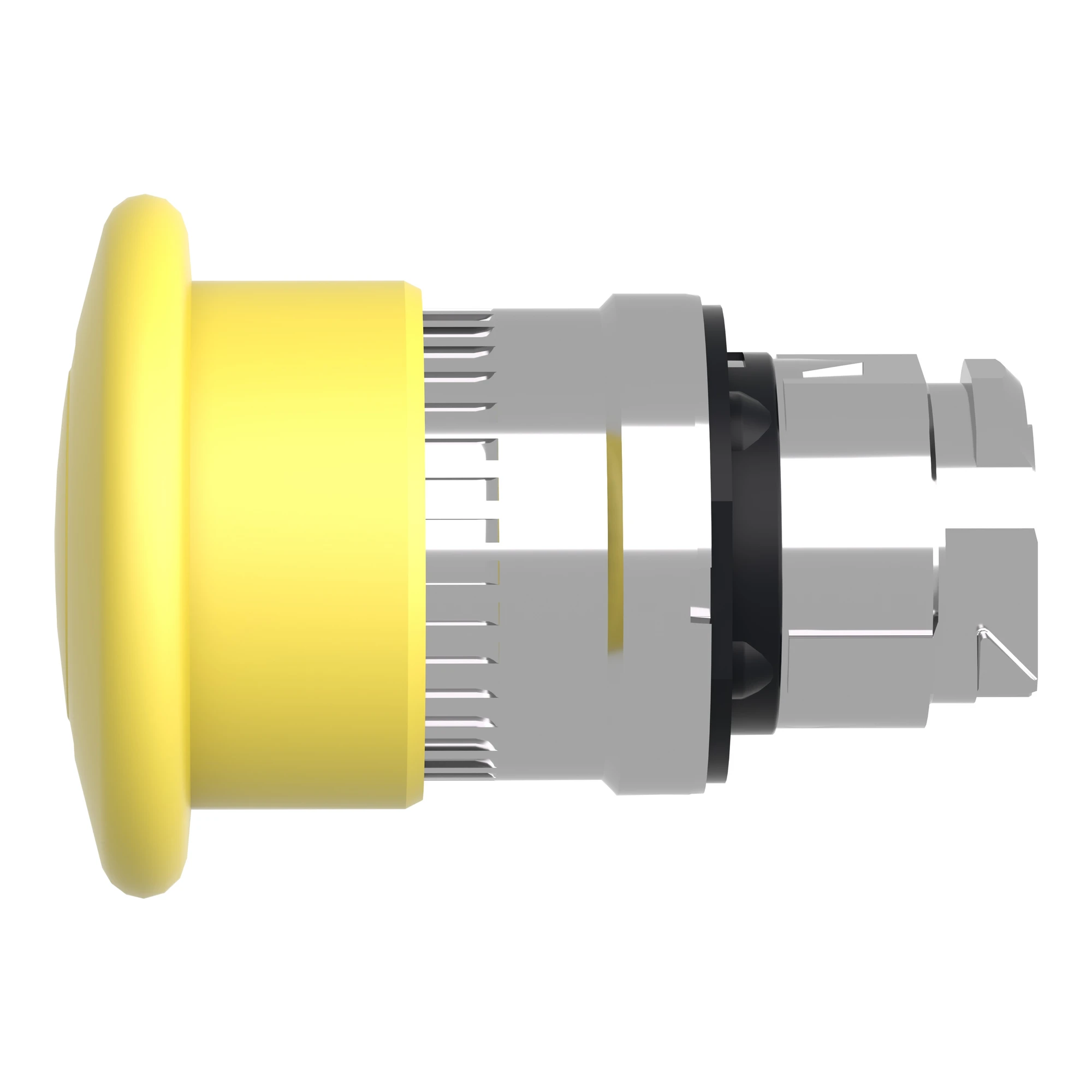 Schneider Electric ZB4BT5 Mushroom push button, front element, Harmony XB4, metal, 22mm, yellow, mushroom 40mm, pull release (img_005)