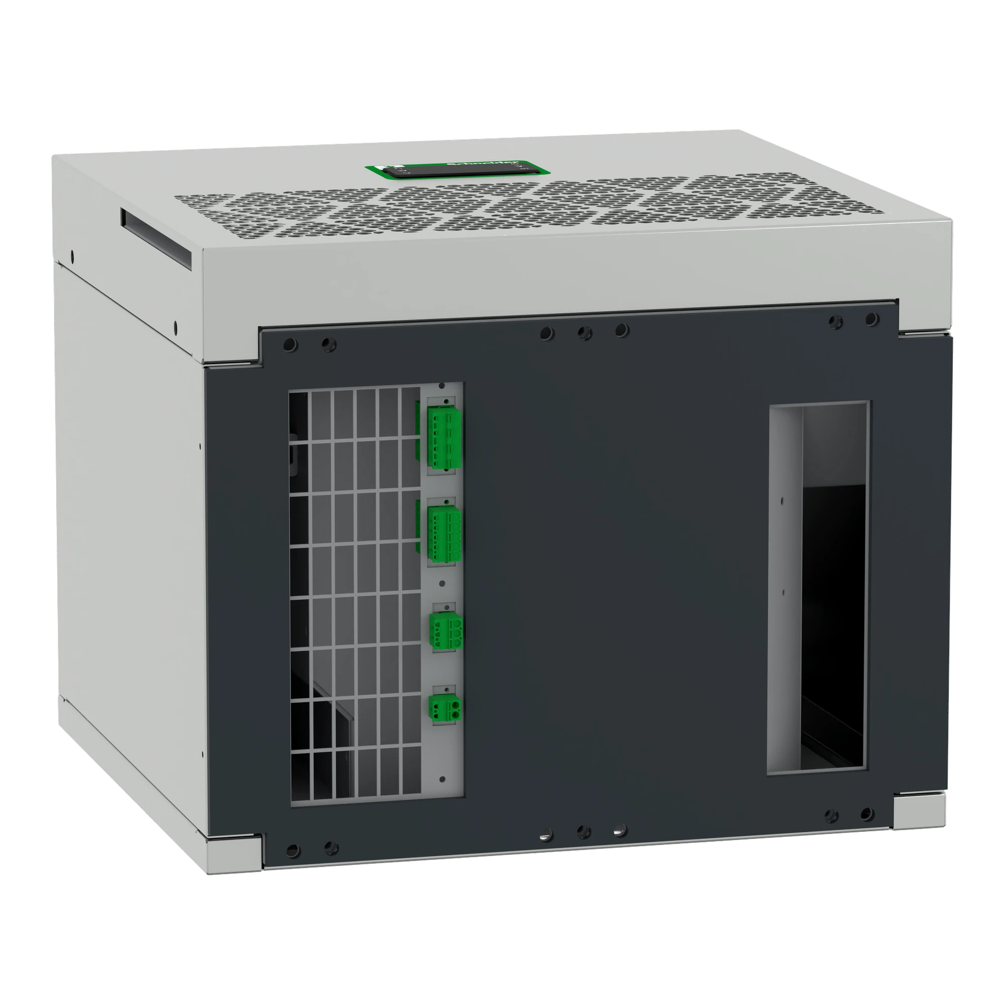 Schneider Electric NSYCU600RDG Roof-mounted cooling unit, networked, Climasys CU, 600W, 230V, 50/60Hz, IP54 (img_005) Schneider Electric NSYCU600RDG Roof-mounted cooling unit, networked, Climasys CU, 600W, 230V, 50/60Hz, IP54 (img_005)