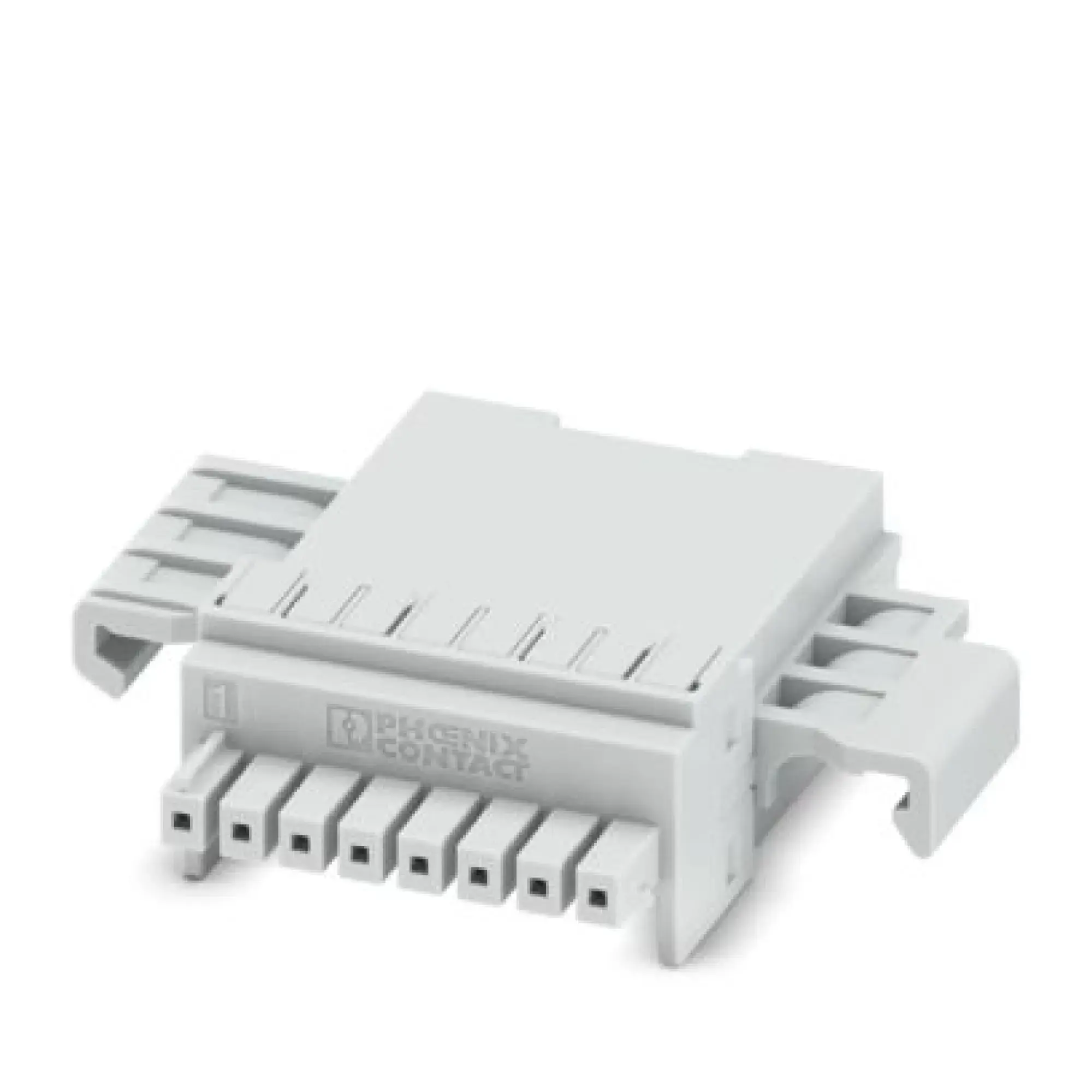 Phoenix Contact 1387008 DIN rail bus connector TBUS8-25-BRIDGE-7035 (img_001)
