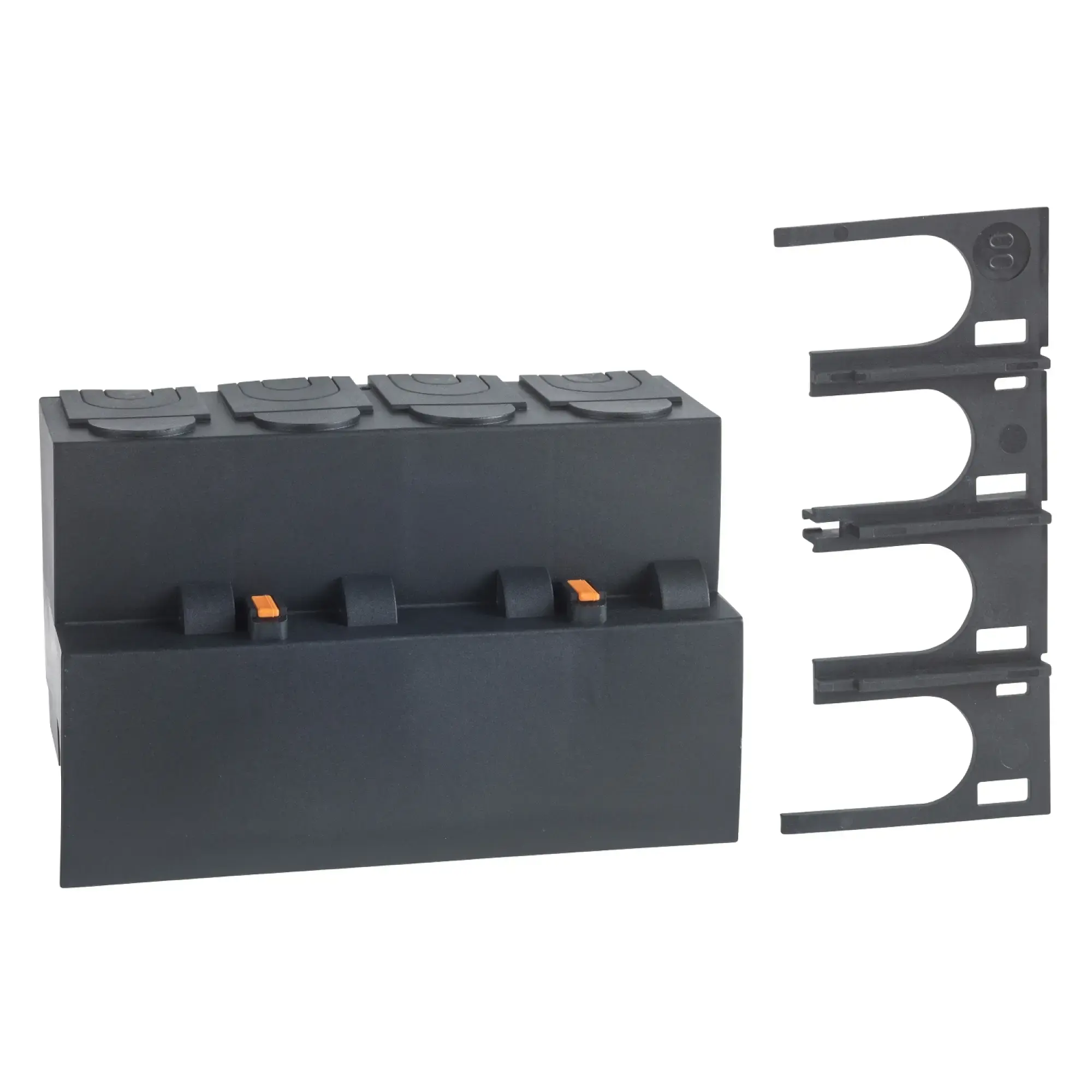 Schneider Electric 19078 Terminal cover for FI-Block Vigi NG125- 4P, 2 pieces (img_002) Schneider Electric 19078 Terminal cover for FI-Block Vigi NG125- 4P, 2 pieces (img_002)