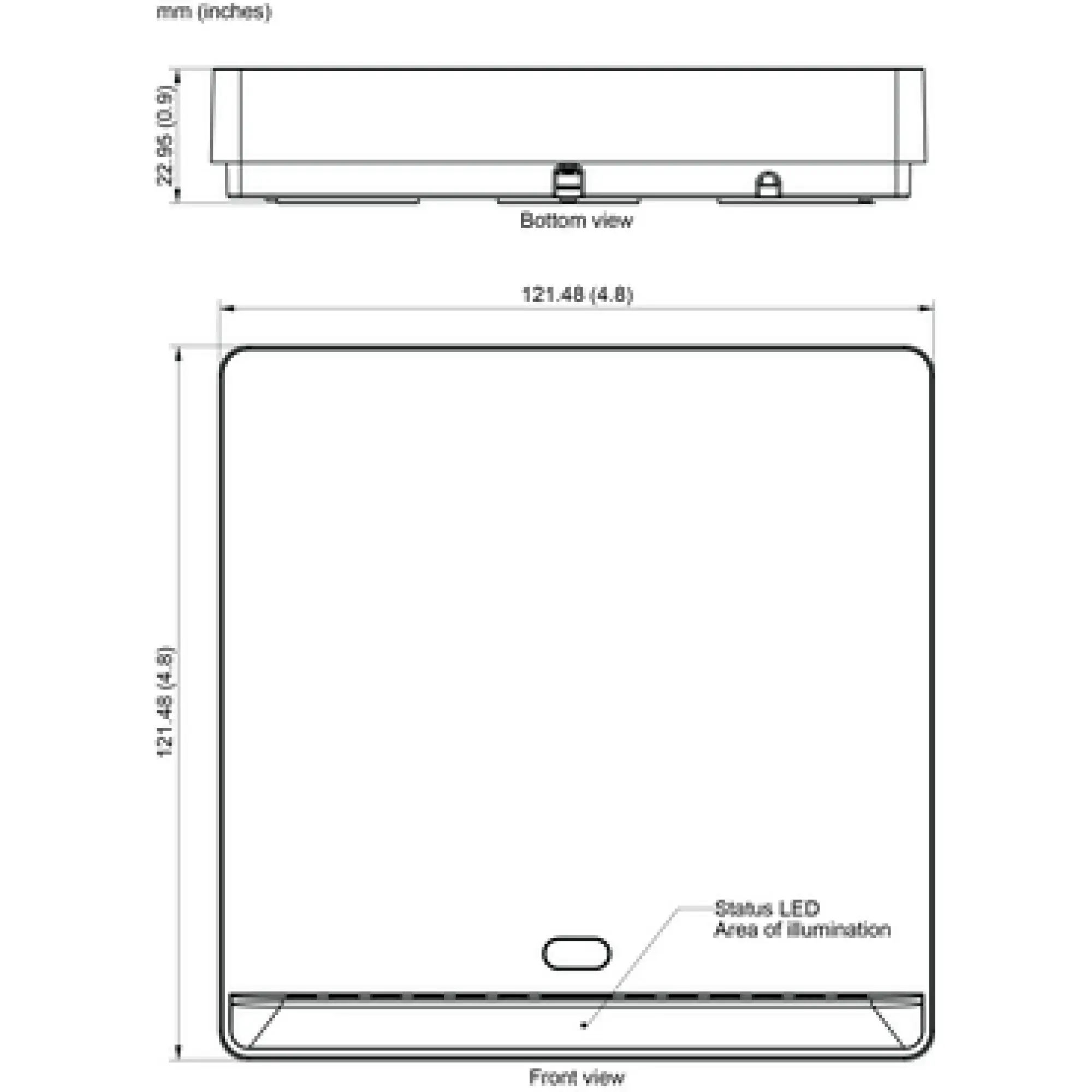 Schneider Electric EBIOTPCWE1 Innenraumluftqualitätssensor, EcoStruxure Building-IoT Sensor Solution, Temperatur, Feuchte, Licht, Lärm, drahtlos EBIOTPCWE1 (img_002)