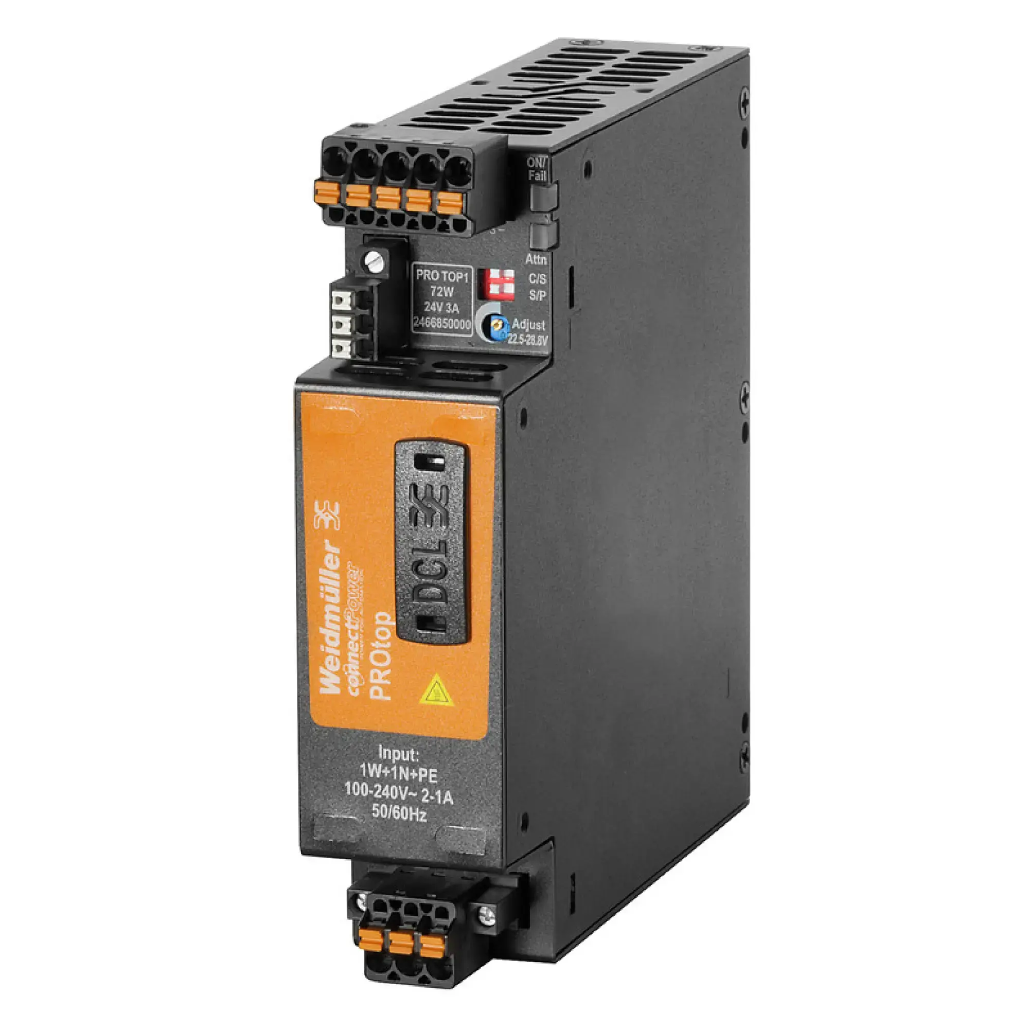 Weidmüller 2466850000 Power supply, 72 W, 3 A @ 60 °C (img_001) Weidmüller 2466850000 Power supply, 72 W, 3 A @ 60 °C (img_001)