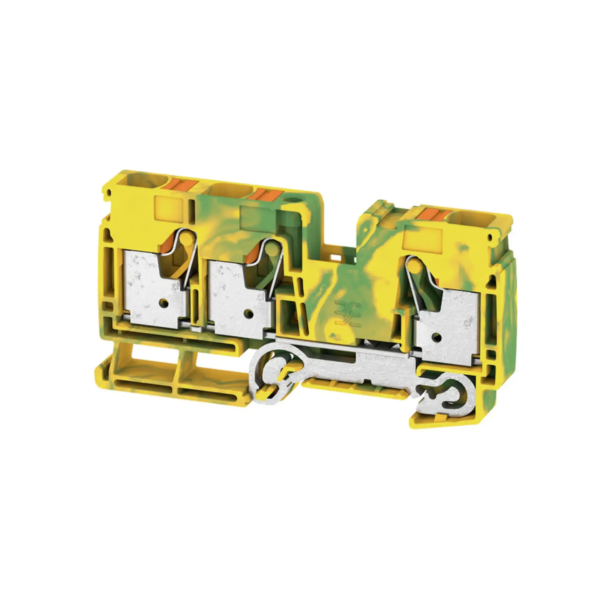 Weidmüller 2494020000 PE terminal, PUSH IN, Green/yellow, 16 mm², 1000 V, Number of connections: 3, Number of levels: 1, TS 35, V-0, Wemid (img_001) Weidmüller 2494020000 PE terminal, PUSH IN, Green/yellow, 16 mm², 1000 V, Number of connections: 3, Number of levels: 1, TS 35, V-0, Wemid (img_001)