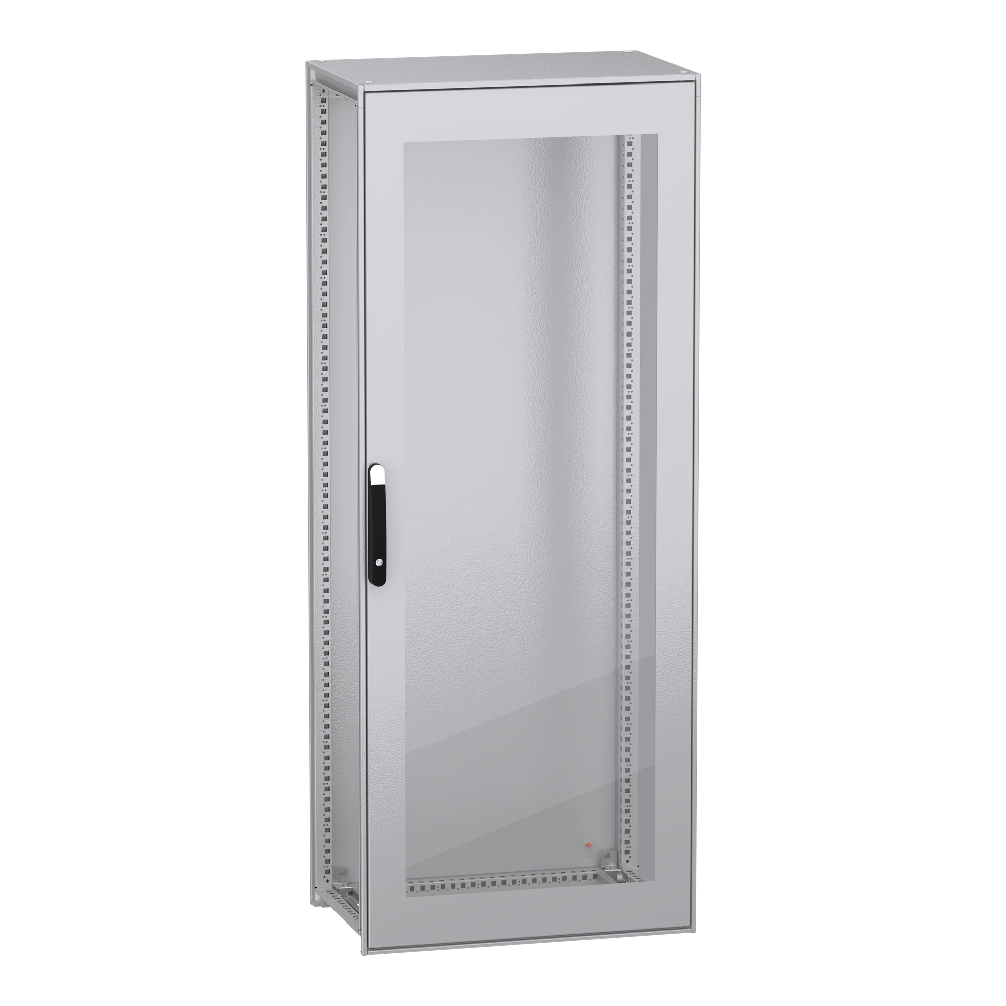 Schneider Electric NSYSFN20850T Freestanding enclosure, PanelSeT SFN, made of decarbonized steel, without mounting plate, glass door, assembled, 2000x800x500mm, IP55 (img_001)