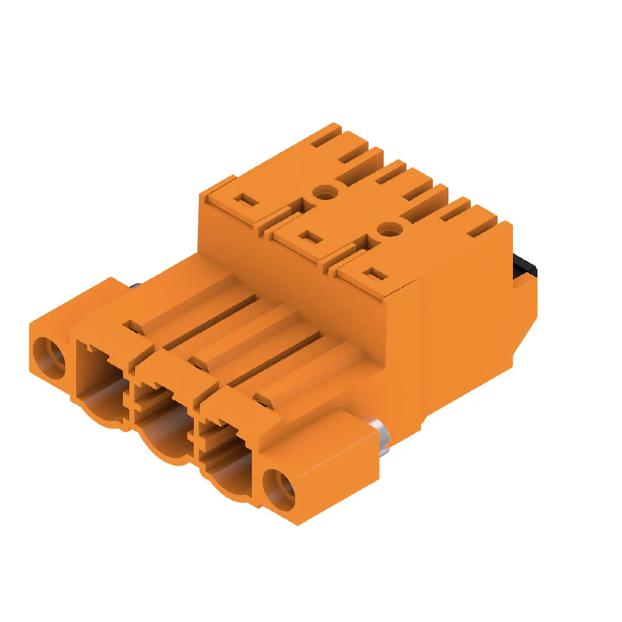 Weidmüller 1043680000 PCB connector (wire connection), 1000 V, 24 A, Pitch in mm: 7.62, 2.5 mm², Number of poles: 3, PUSH IN with actuator, Tension-clamp connection, Box (img_001)