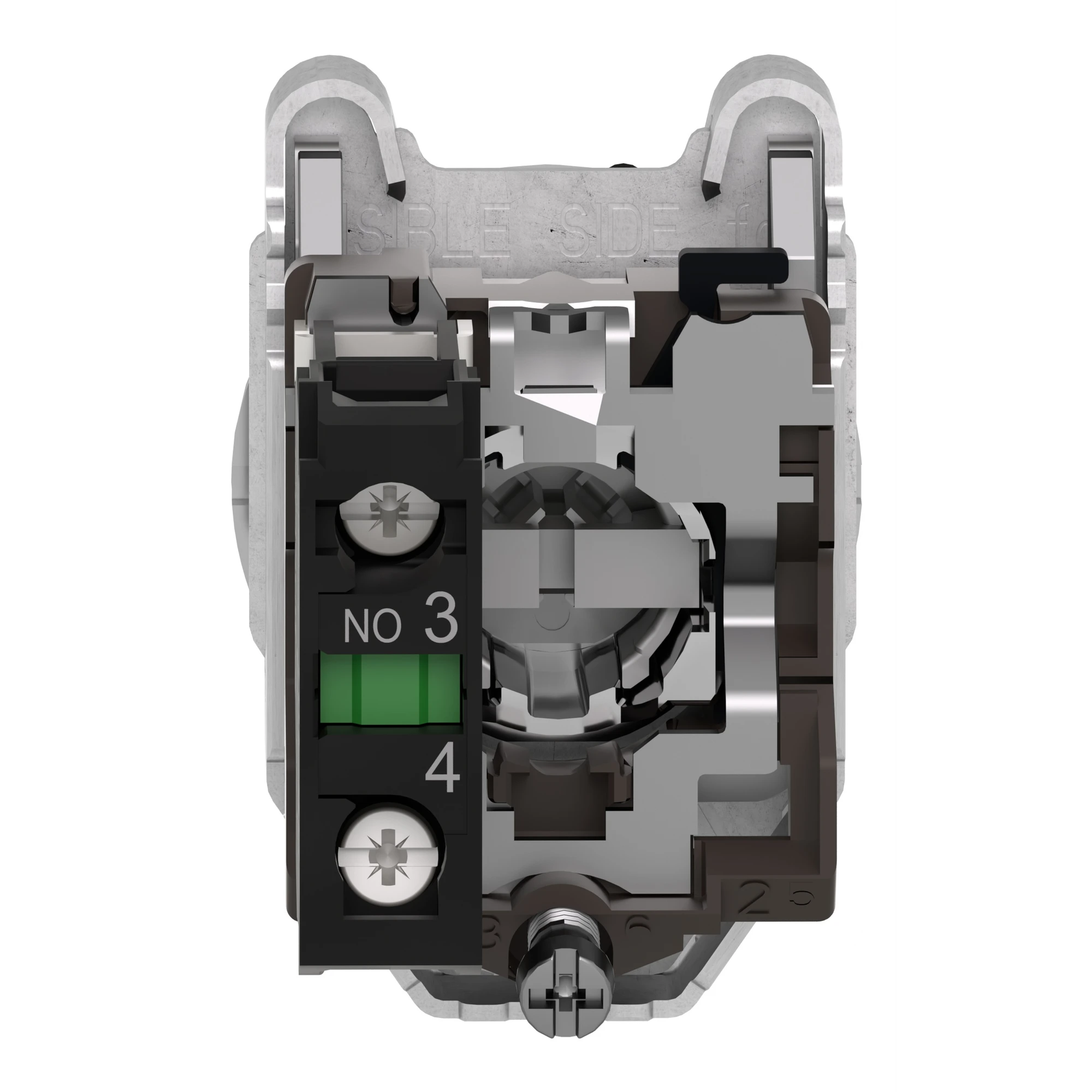 Schneider Electric XB4FG41 Key switch, Harmony XB4F, metal, 30mm, black, 2 positions, latching, Ronis 455, 1S (img_002)