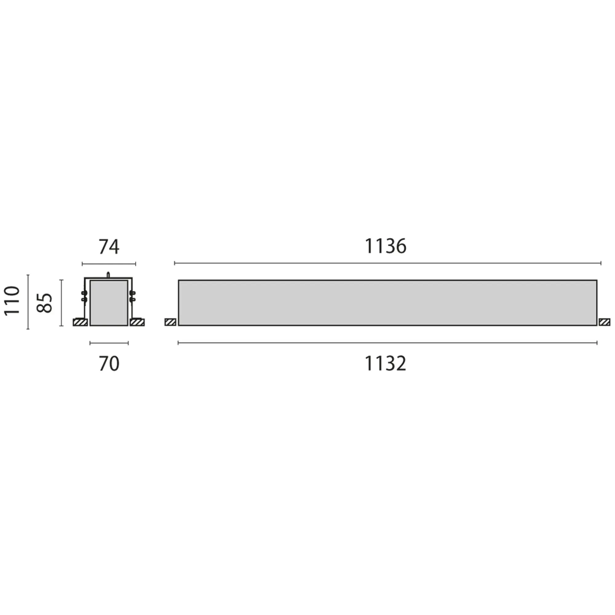 Performance iN Lighting 3109610 LED-Einbauleuchte 4000K 10W statisch opalweißer Diffusor 3109610 (img_003)